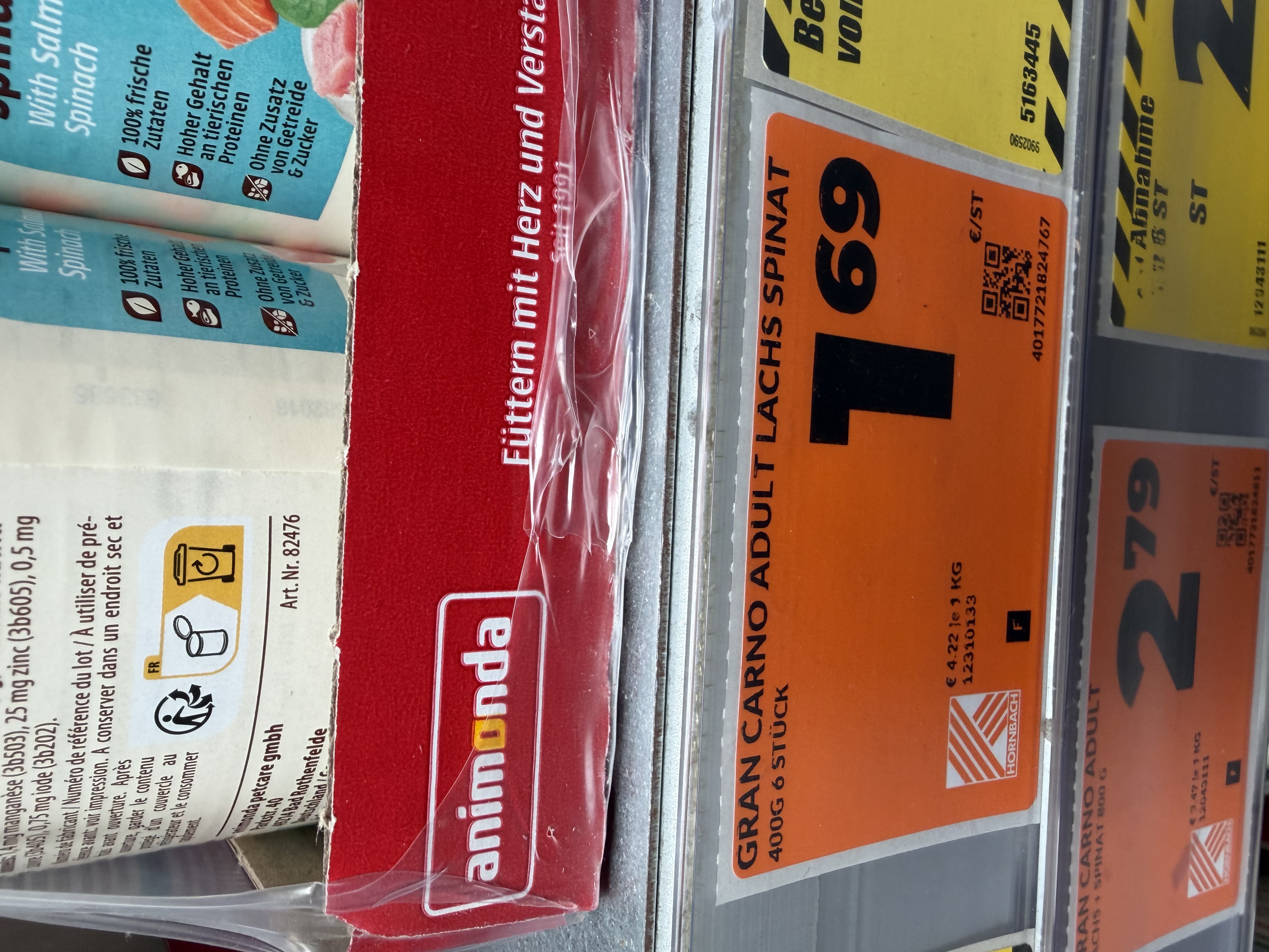 animonda GranCarno Adult mit Lachs + Spinat – Ansicht 2