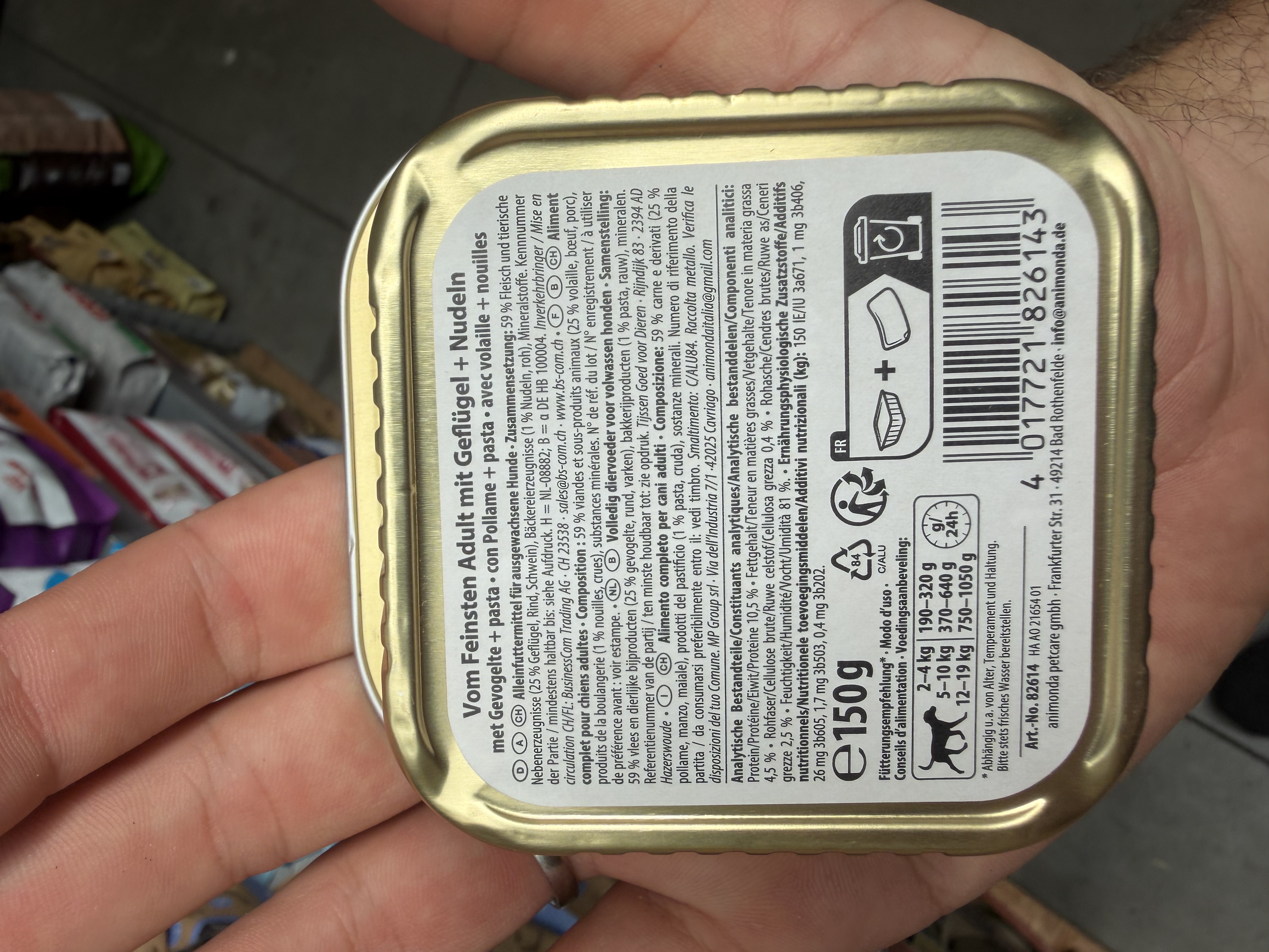 animonda Vom Feinsten Adult mit Geflügel + Nudeln – Ansicht 3