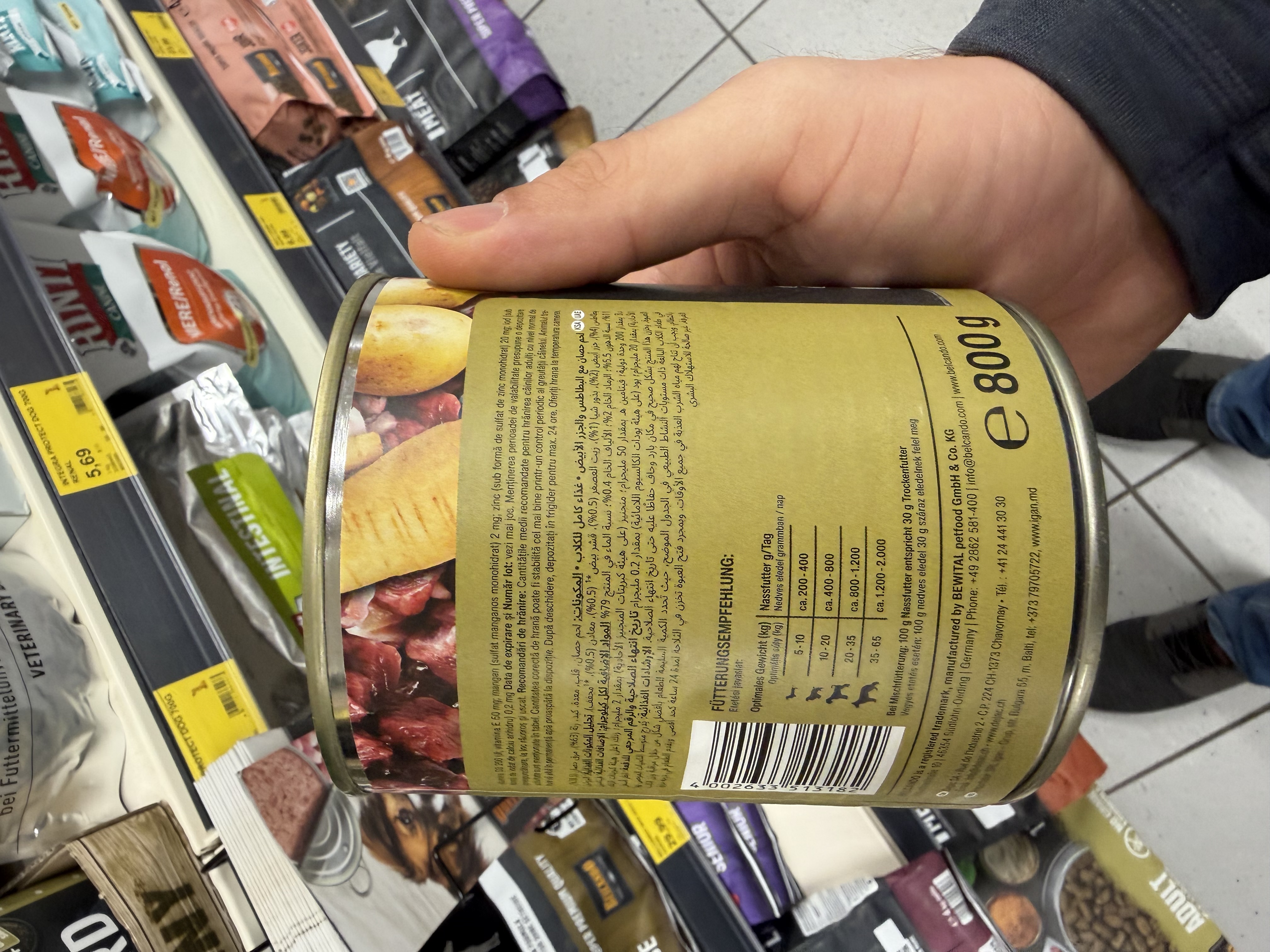 Belcando Pferd mit Kartoffeln und Pastinaken – Ansicht 3