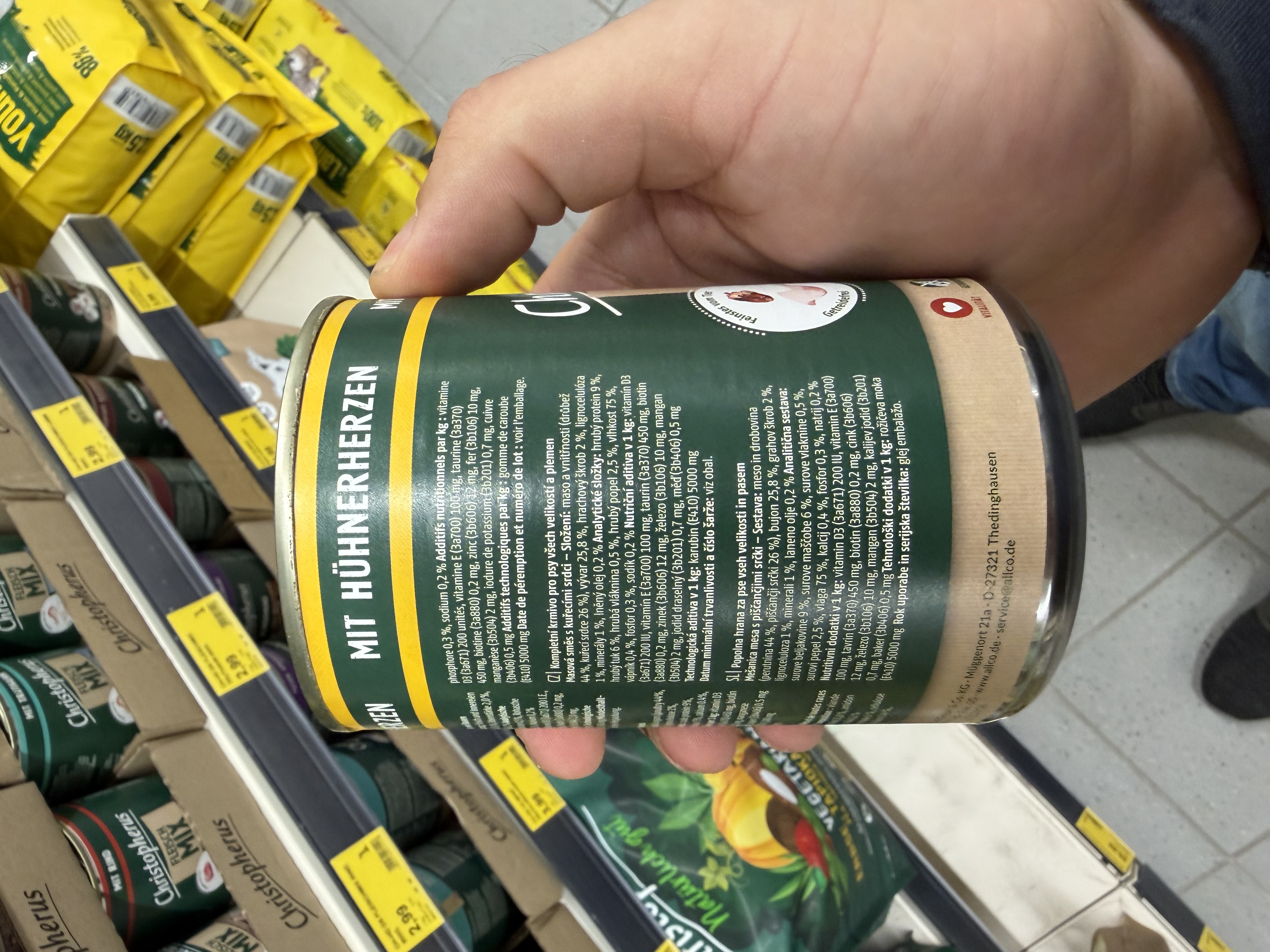 Christopherus Fleisch Mix mit Hühnerherzen – Ansicht 3