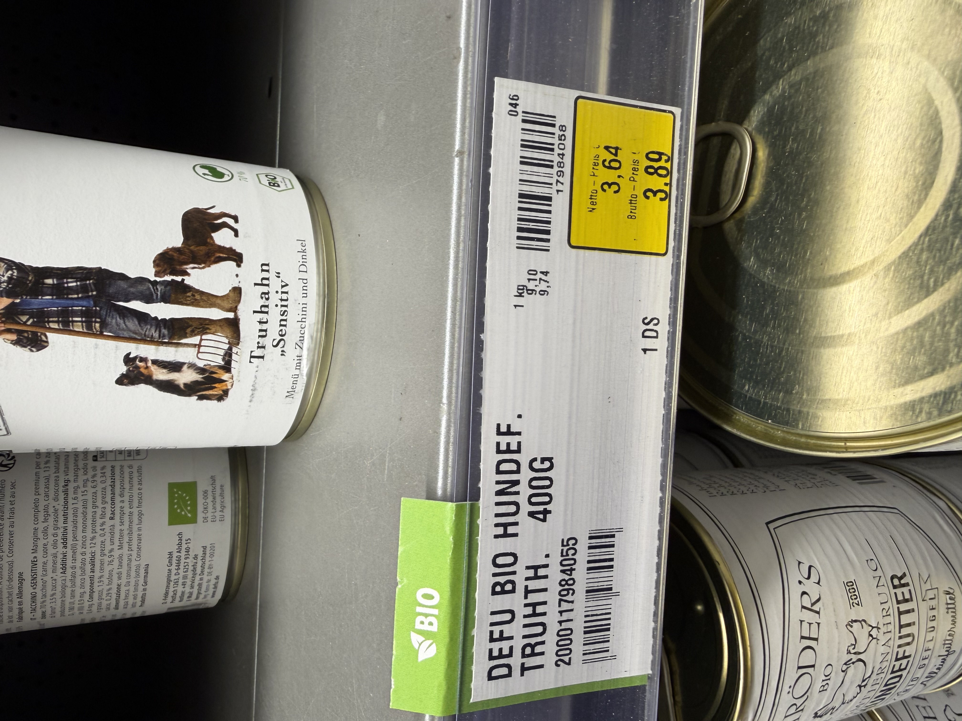 defu Truthahn "Sensitiv" - Das Hundefutter vom Bio-Bauern (Menü mit Zucchini und Dinkel) – Ansicht 2