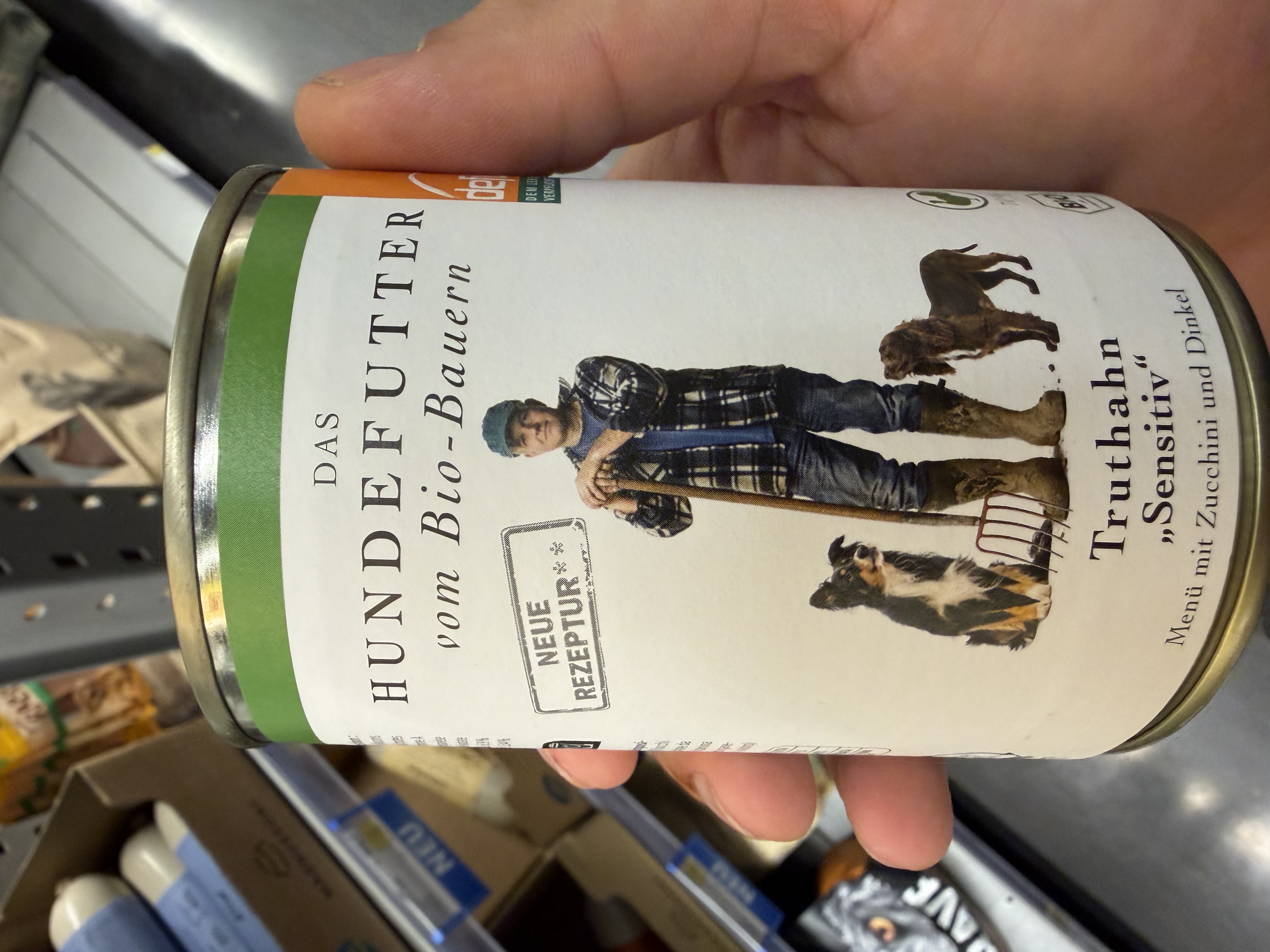 defu Truthahn "Sensitiv" - Das Hundefutter vom Bio-Bauern (Menü mit Zucchini und Dinkel) – Ansicht 3