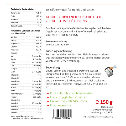 Easy Barf Lammpansen – Ansicht 3