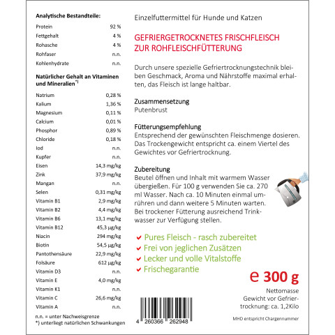 Easy Barf Putenbrust – Ansicht 2