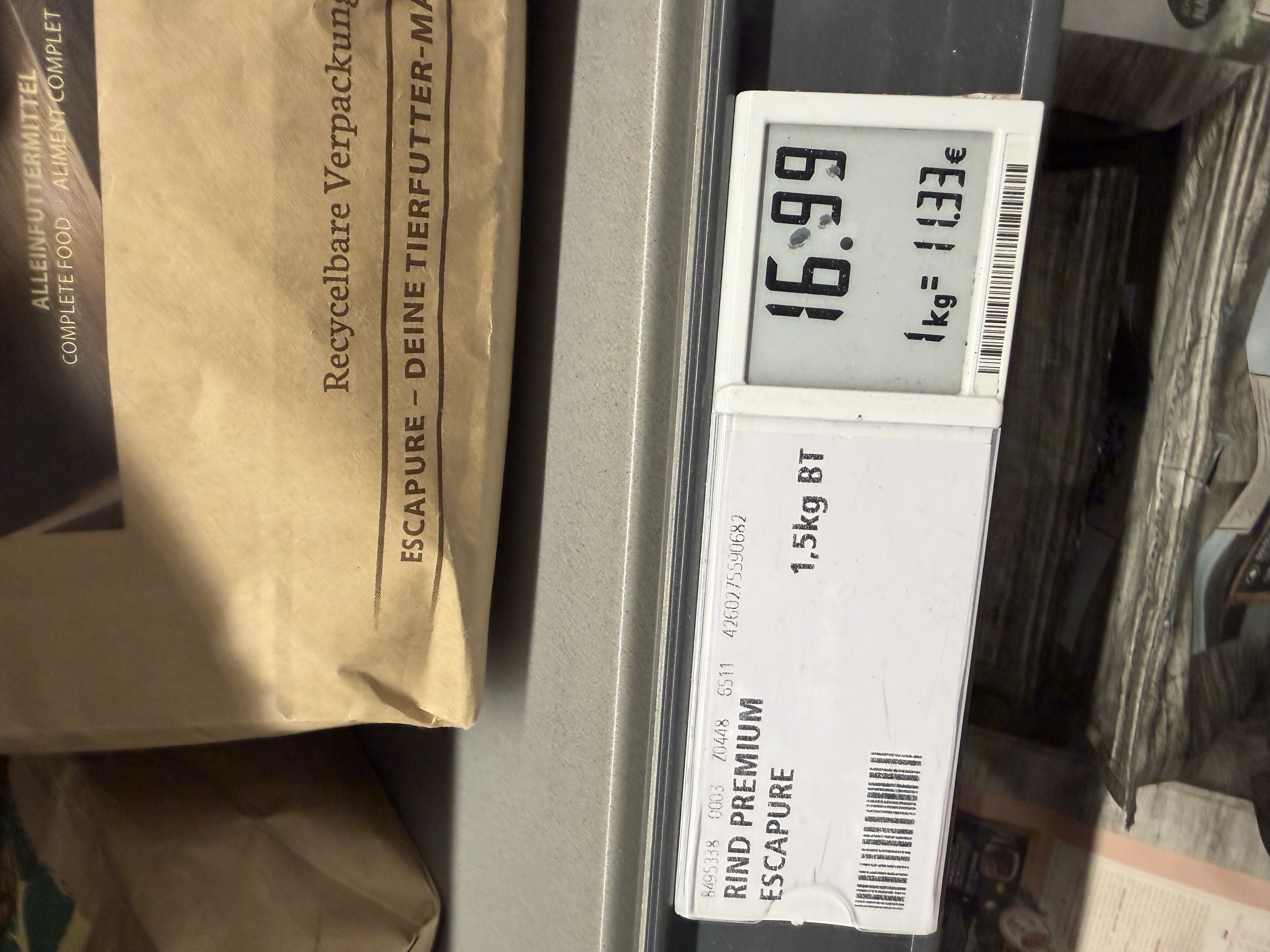 ESCAPURE Rind Premium Trockenfutter mit Kartoffel, Bio-Amaranth und Schwarzkümmelkuchen – Ansicht 2