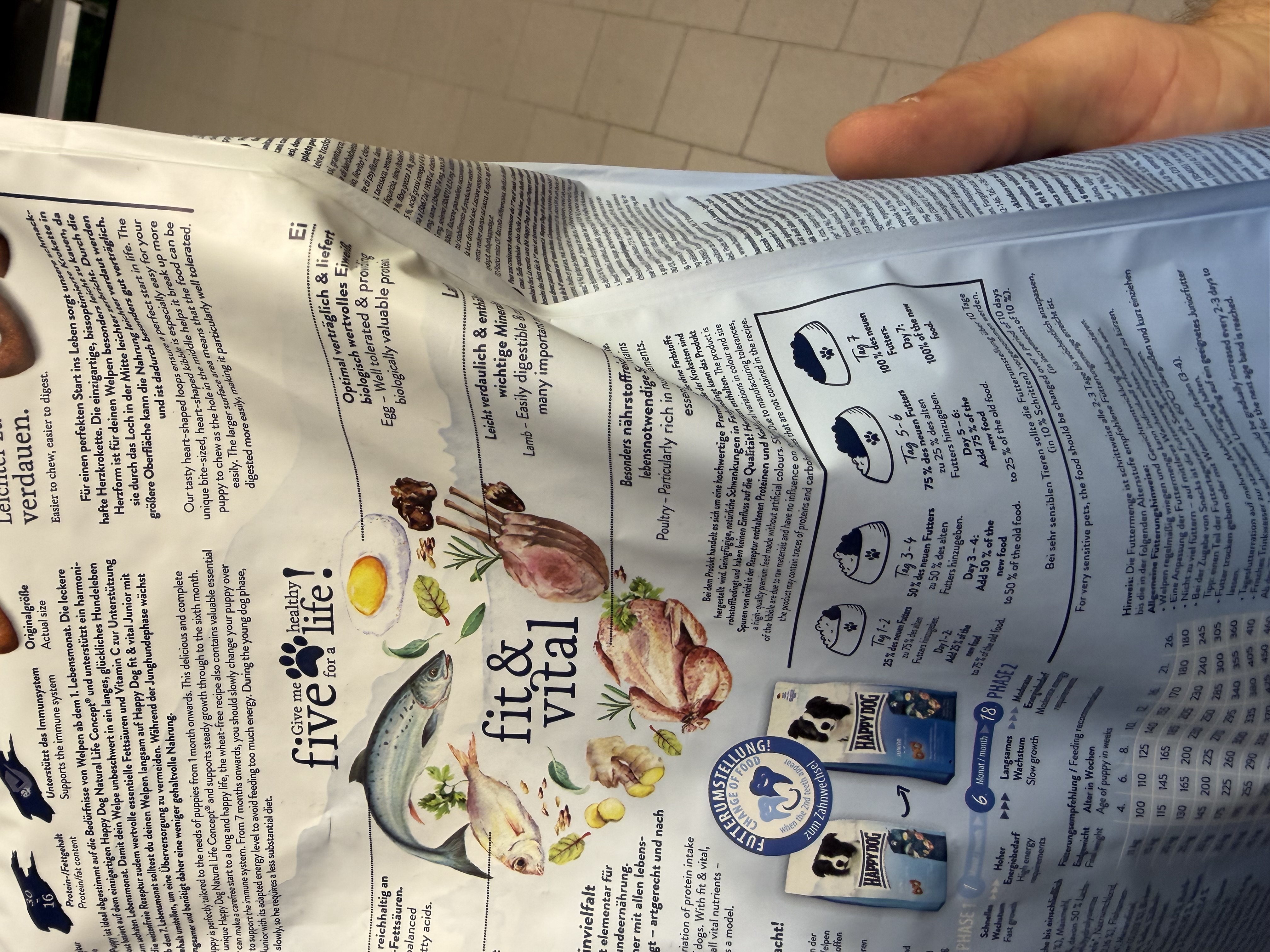 Happy Dog fit & vital Puppy – Ansicht 5