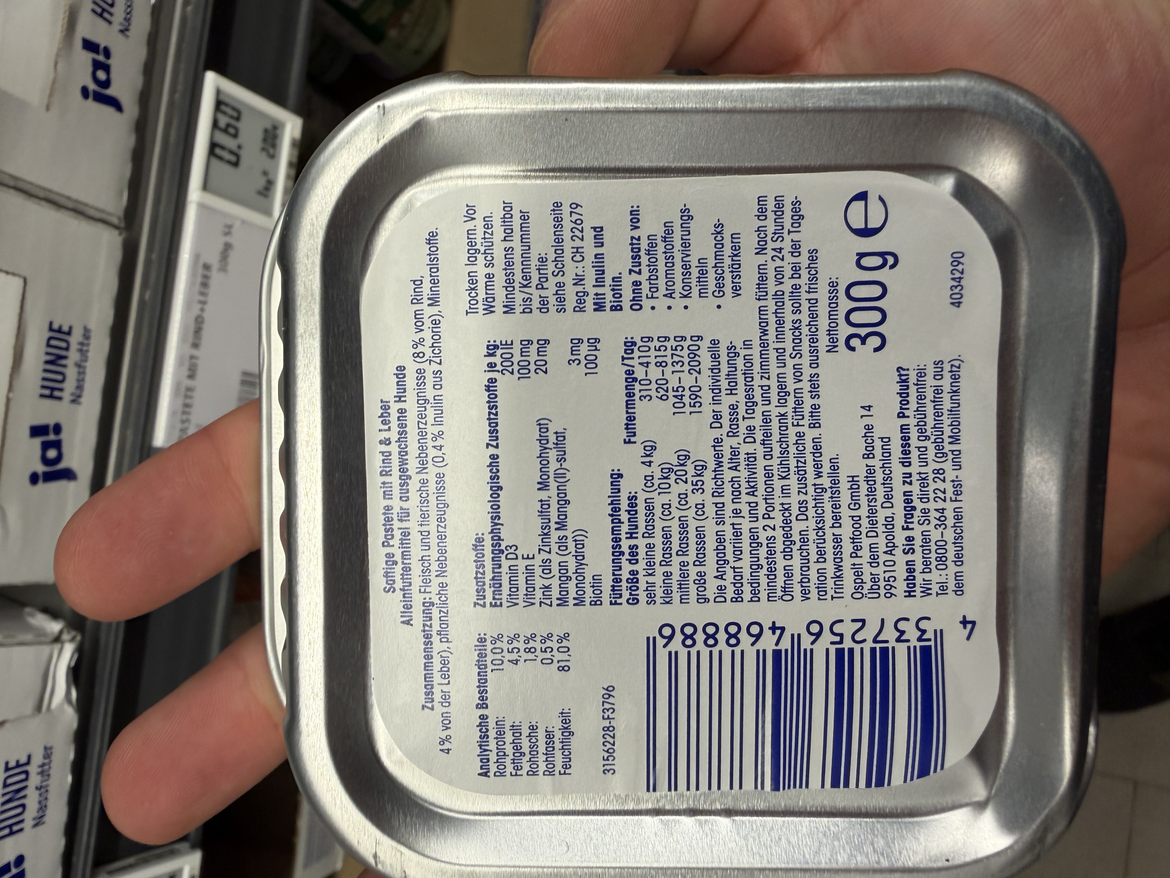 ja! Saftige Pastete mit Rind & Leber – Ansicht 3