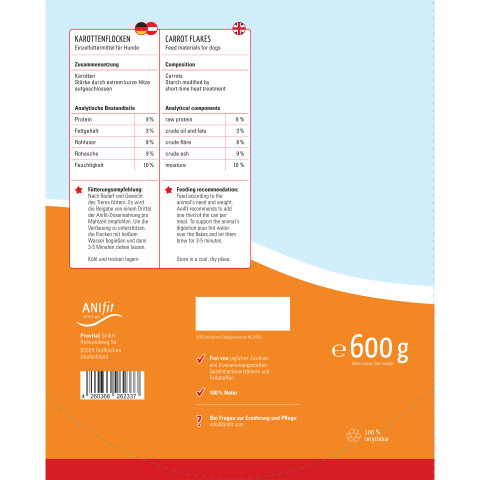 Karottenflocke – Ansicht 3