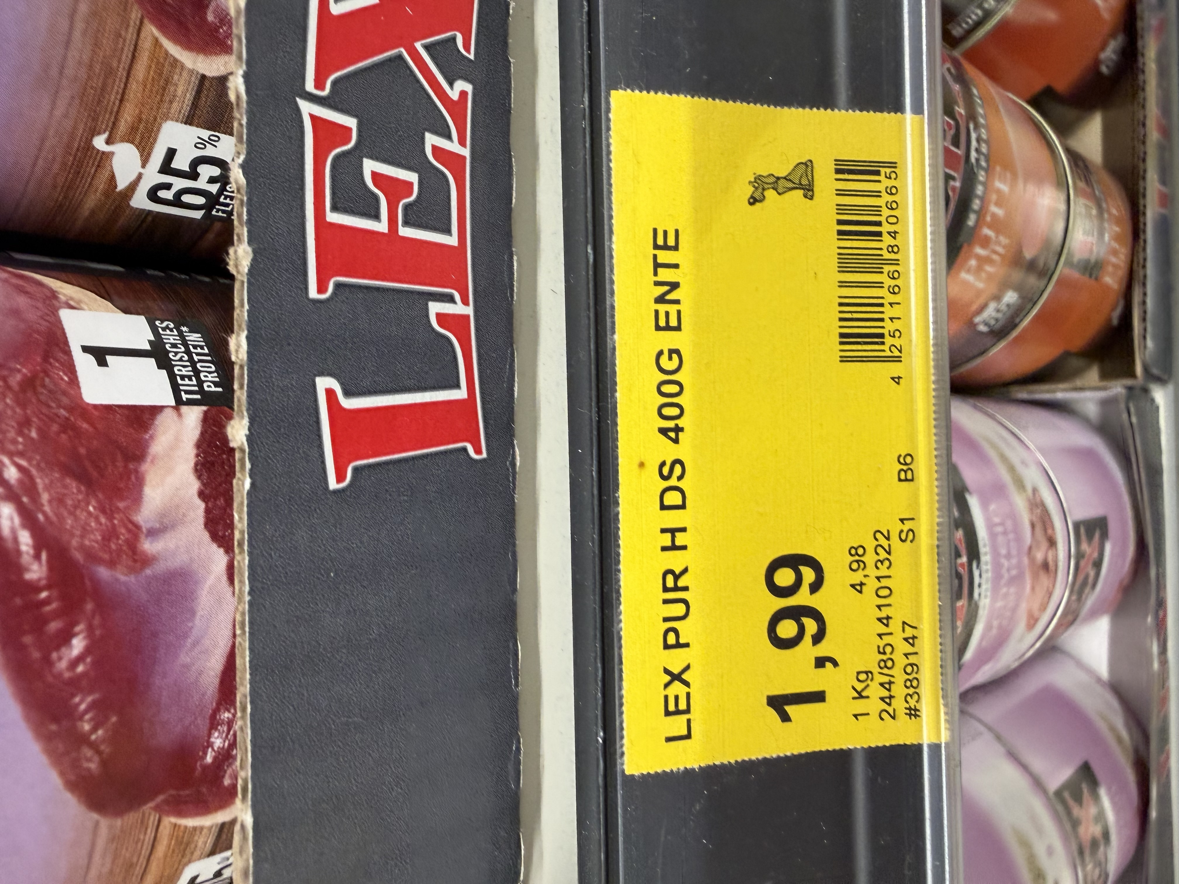 LEX Monoprotein Ente Pur – Ansicht 2
