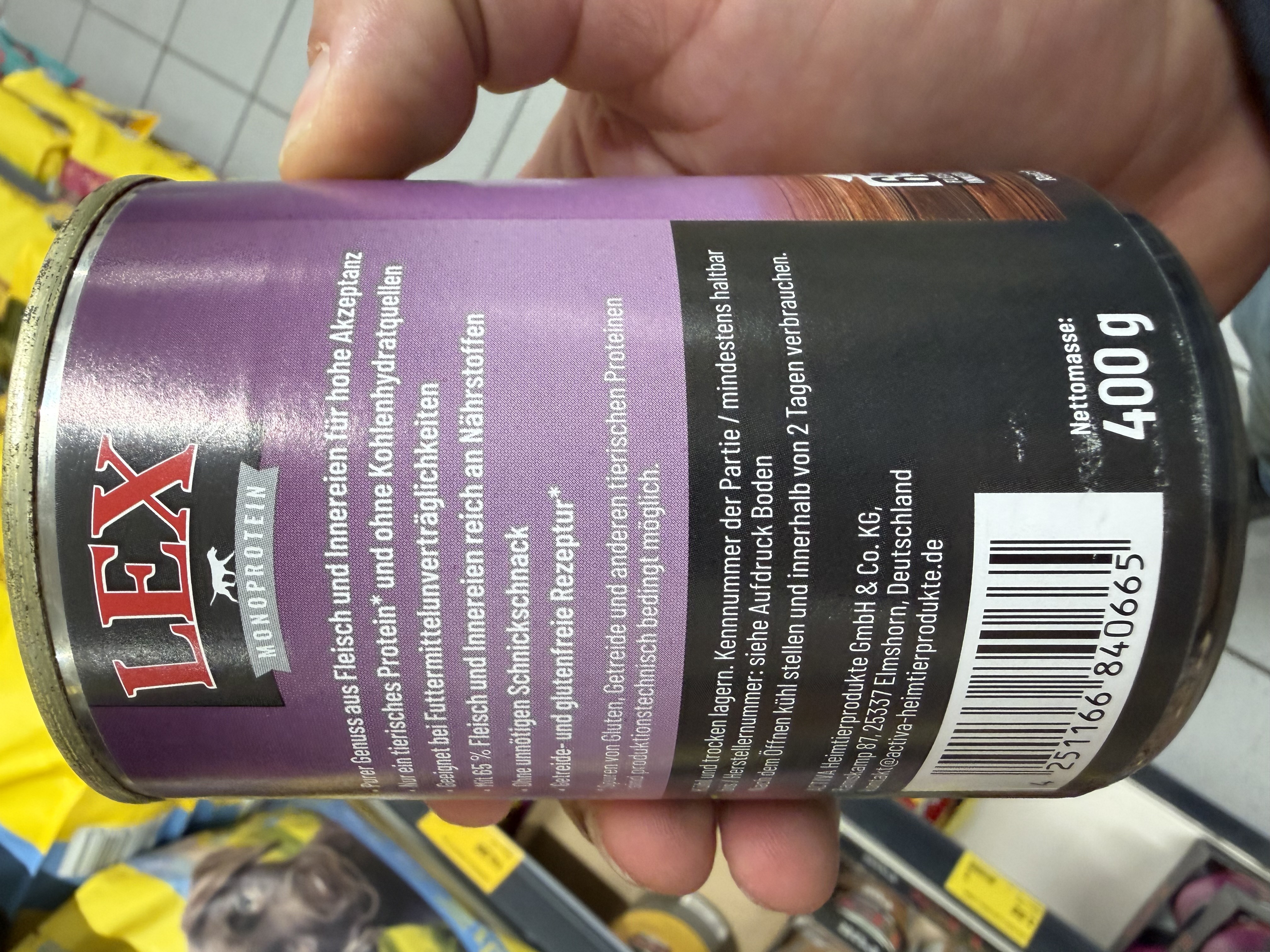 LEX Monoprotein Ente Pur – Ansicht 3