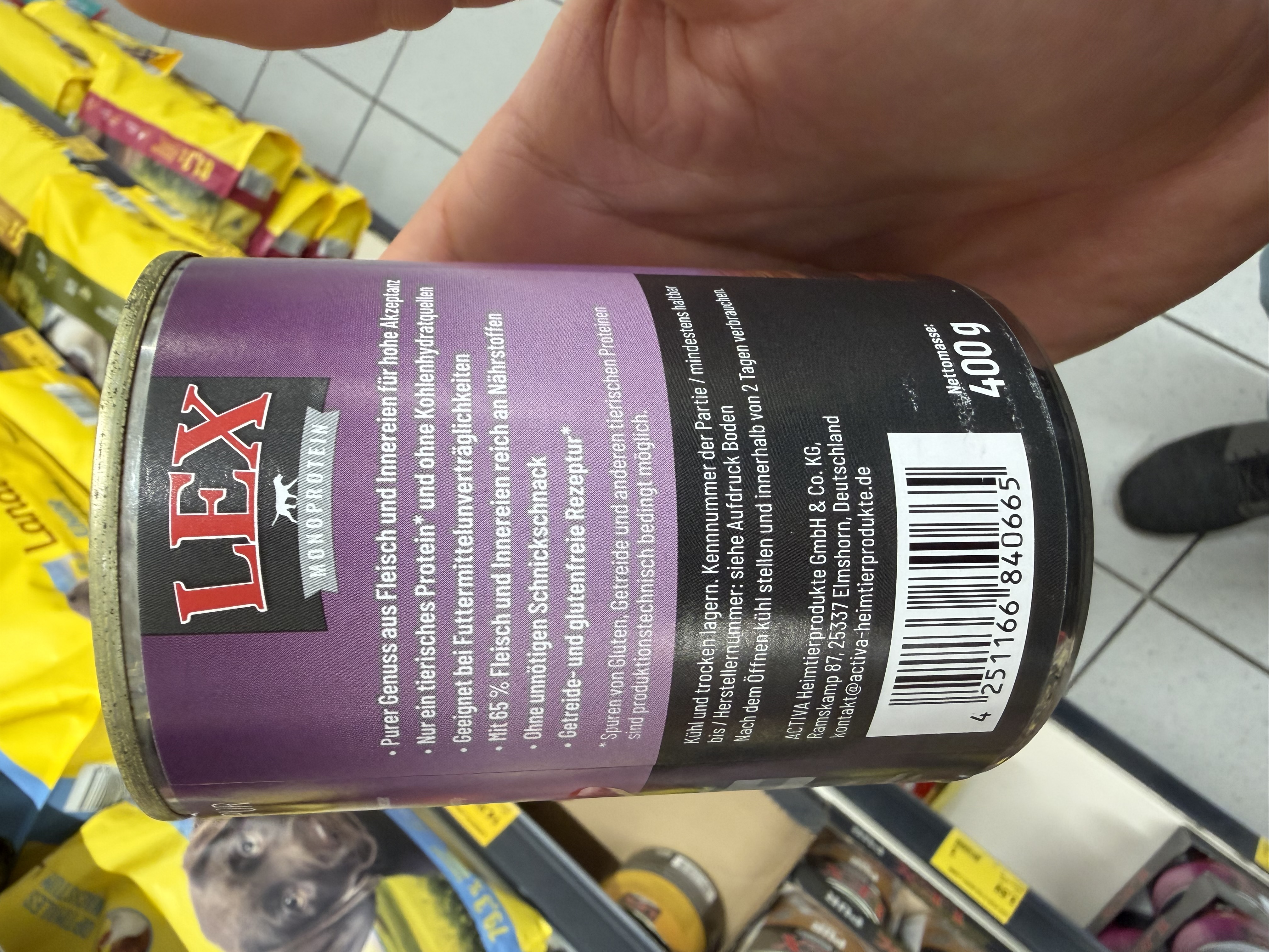 LEX Monoprotein Ente Pur – Ansicht 4