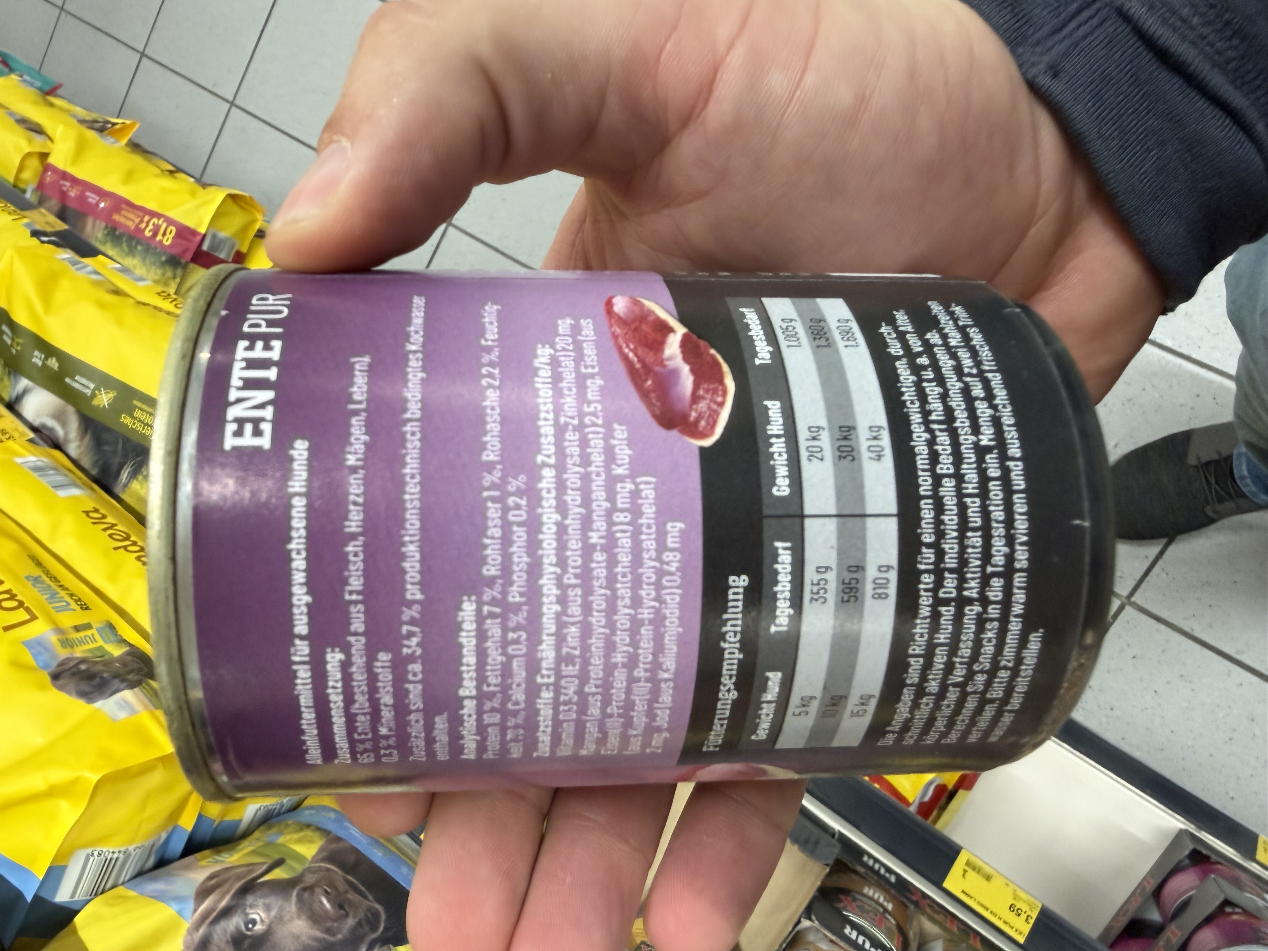 LEX Monoprotein Ente Pur – Ansicht 5