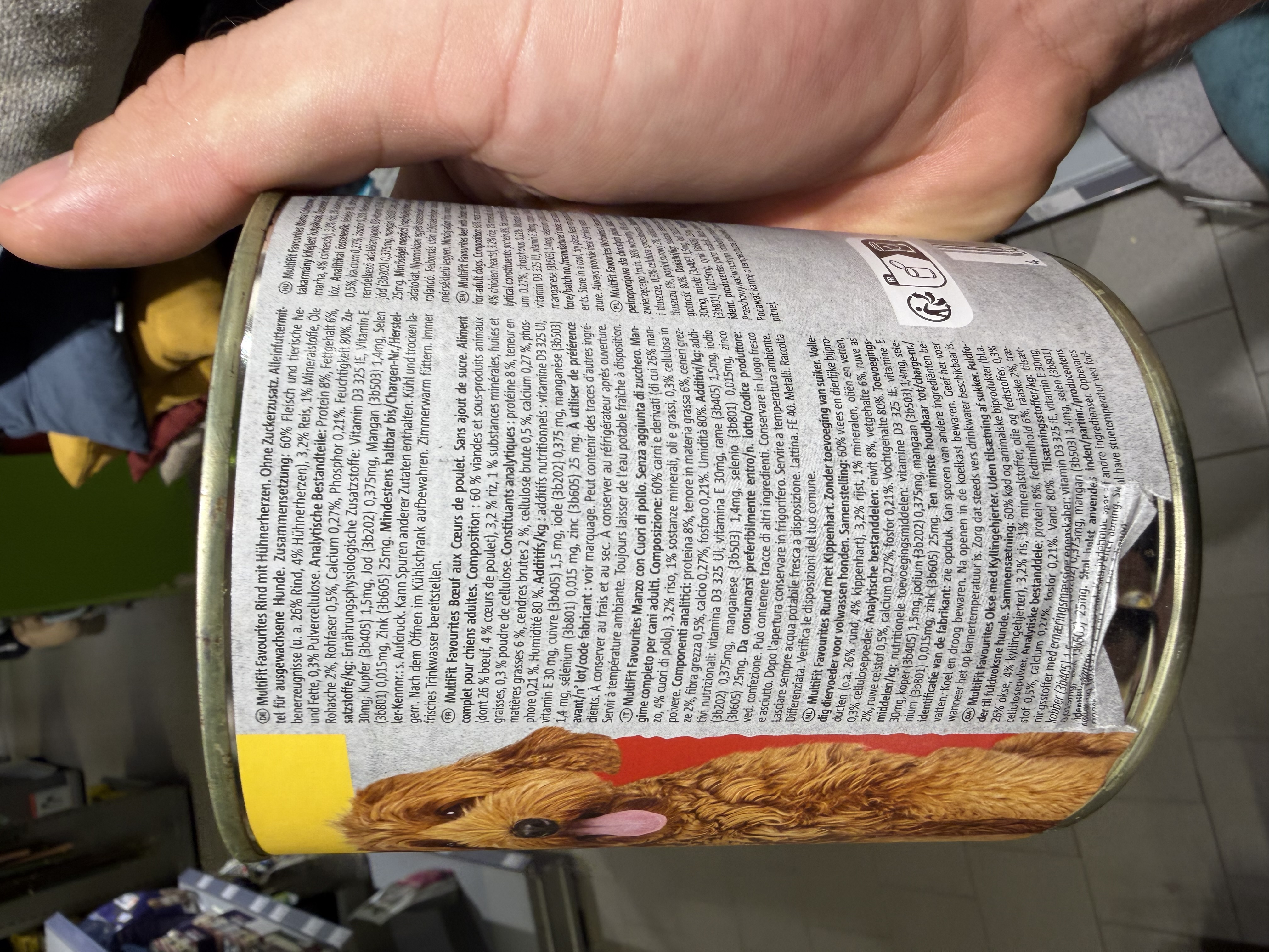 MultiFit Favourites Adult Rind mit Hühnerherzen – Ansicht 3
