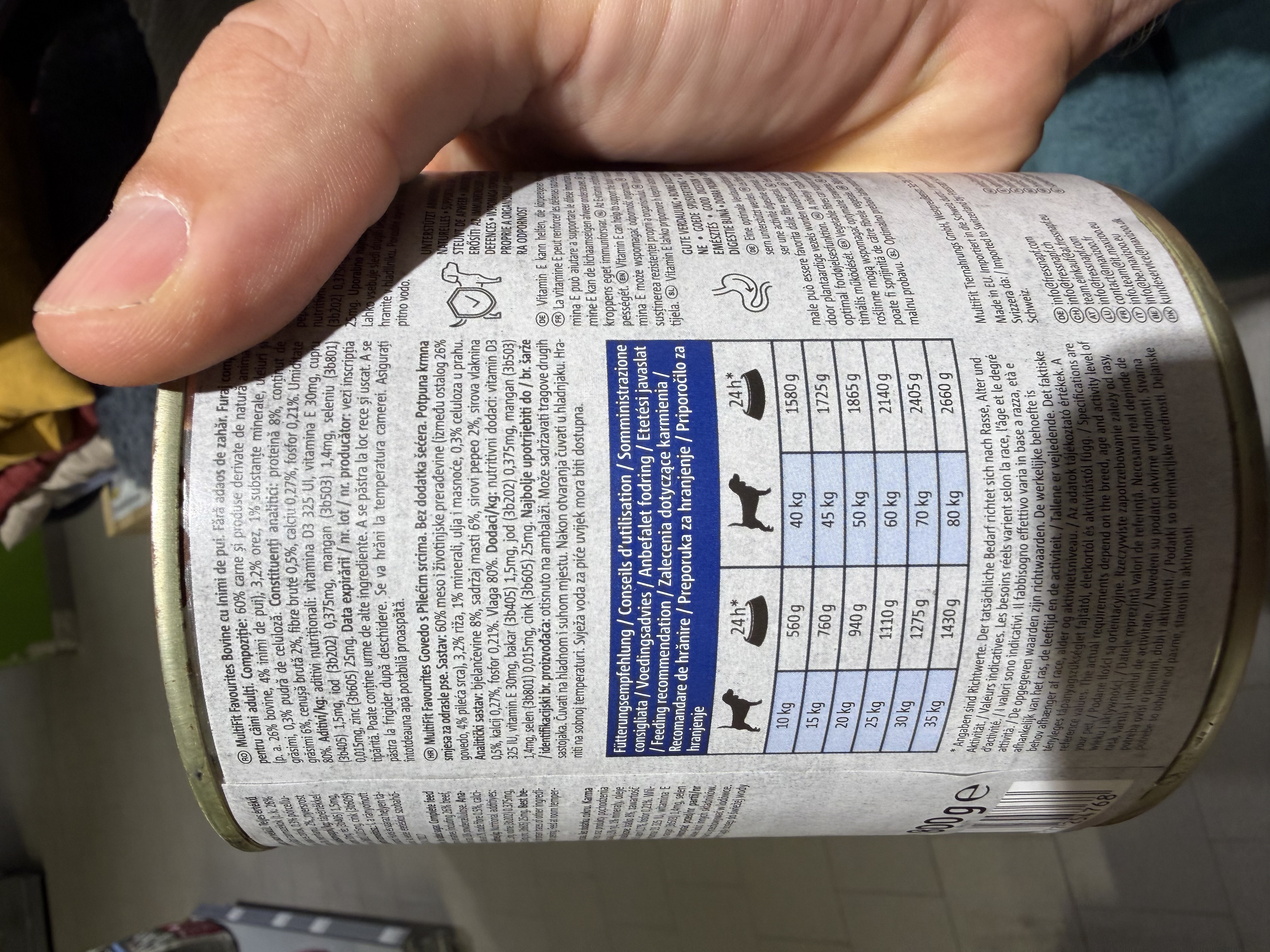 MultiFit Favourites Adult Rind mit Hühnerherzen – Ansicht 5