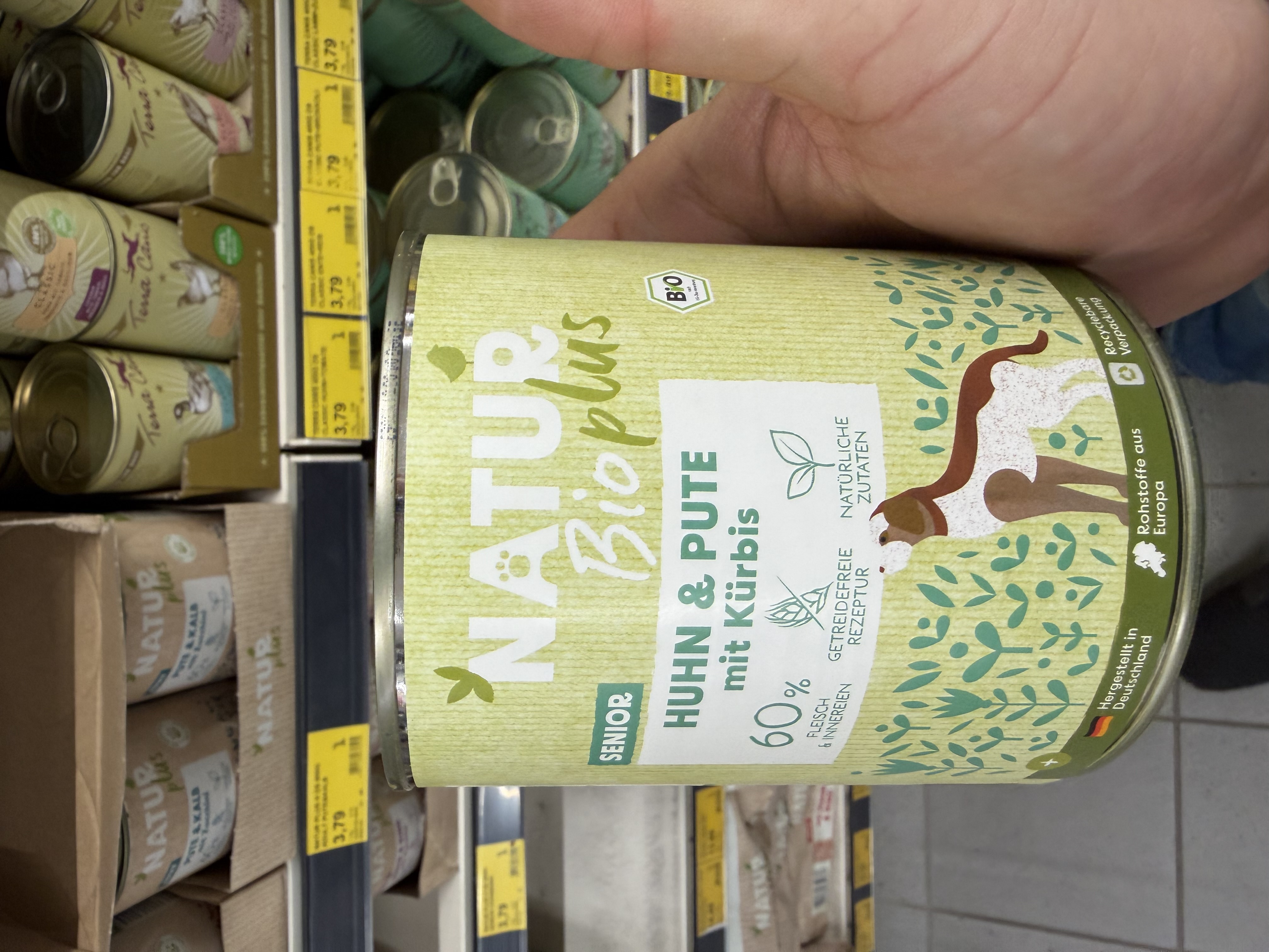 Natur Bioplus Senior Huhn & Pute mit Kürbis