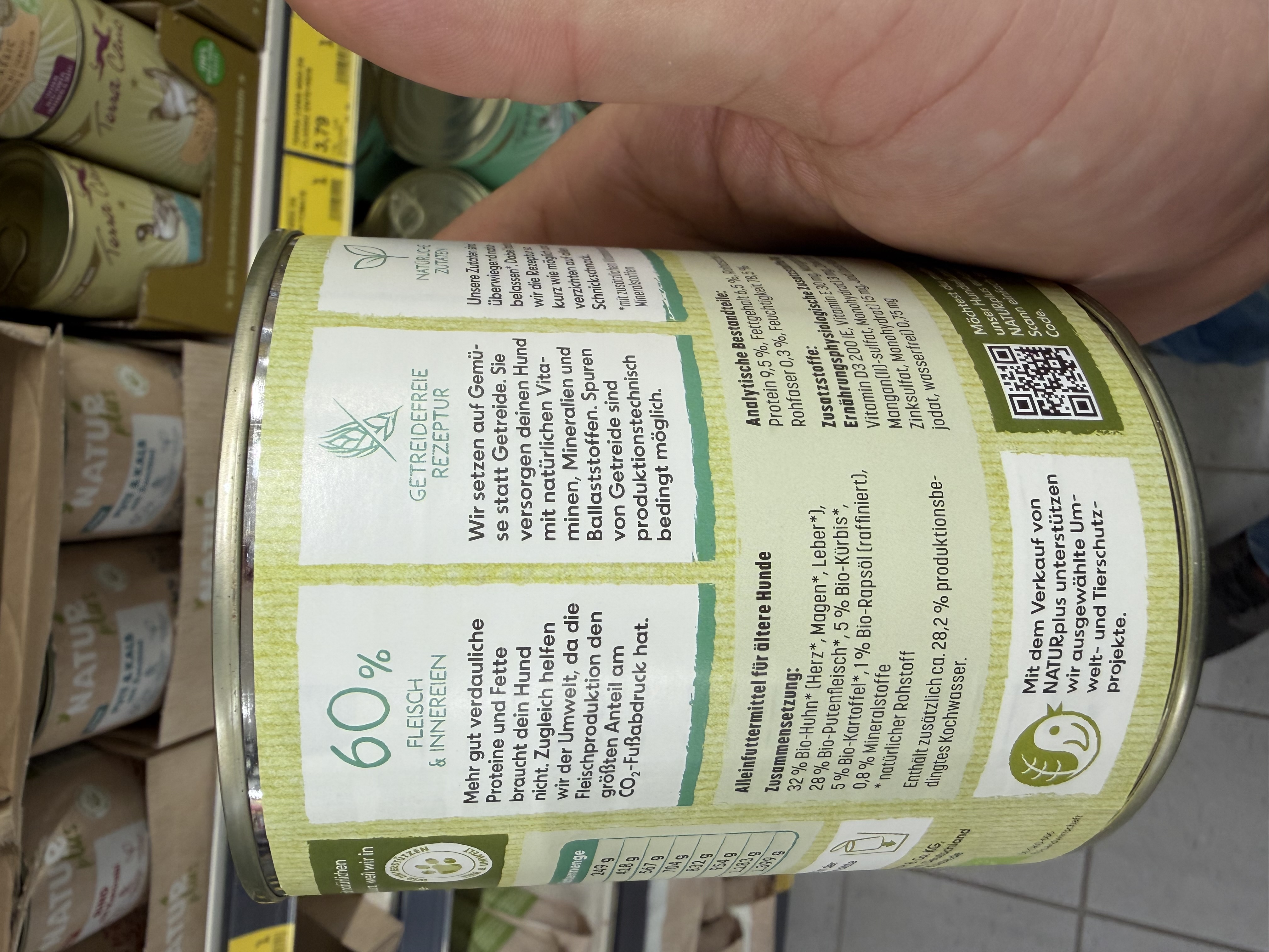 Natur Bioplus Senior Huhn & Pute mit Kürbis – Ansicht 4