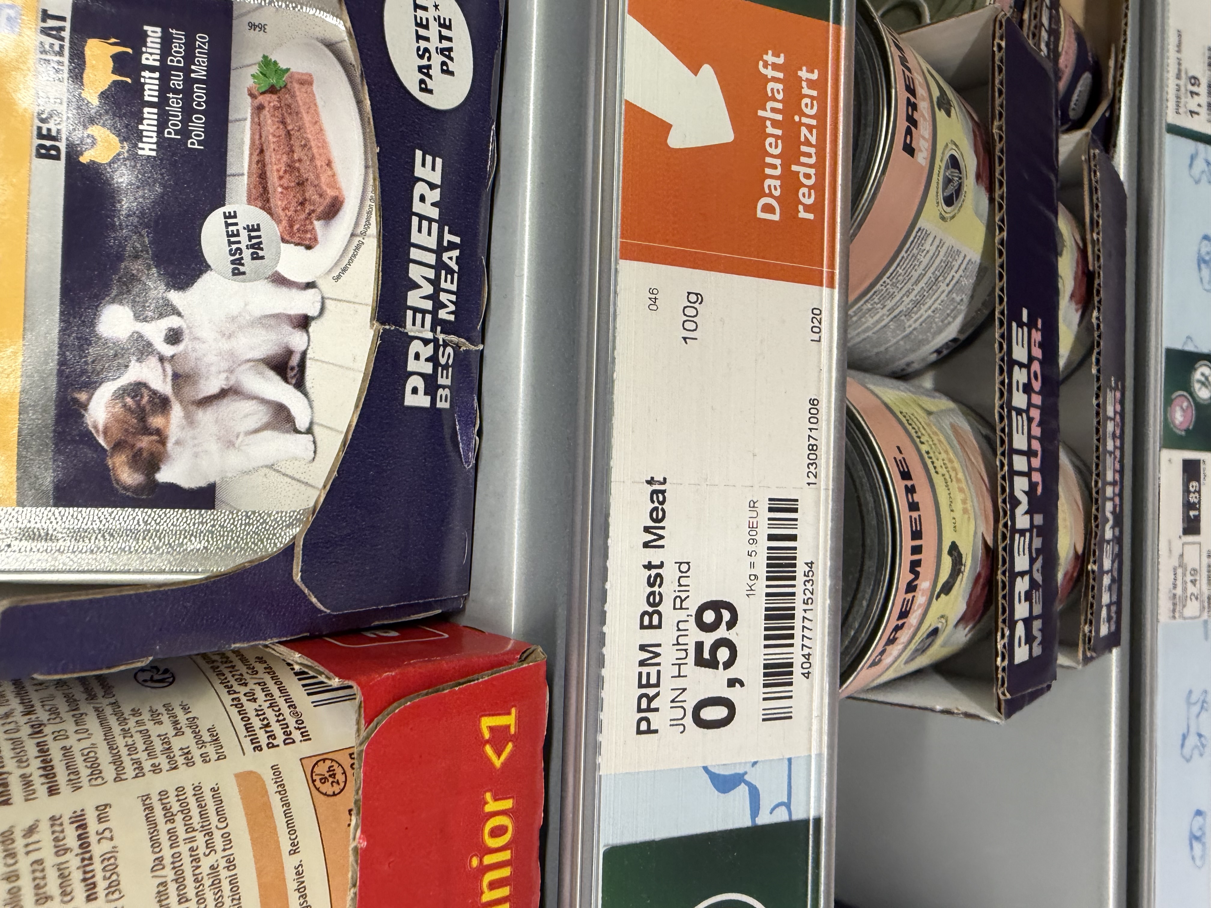 PREMIERE I love my dog Best Meat Junior Huhn mit Rind (Pastete) – Ansicht 2