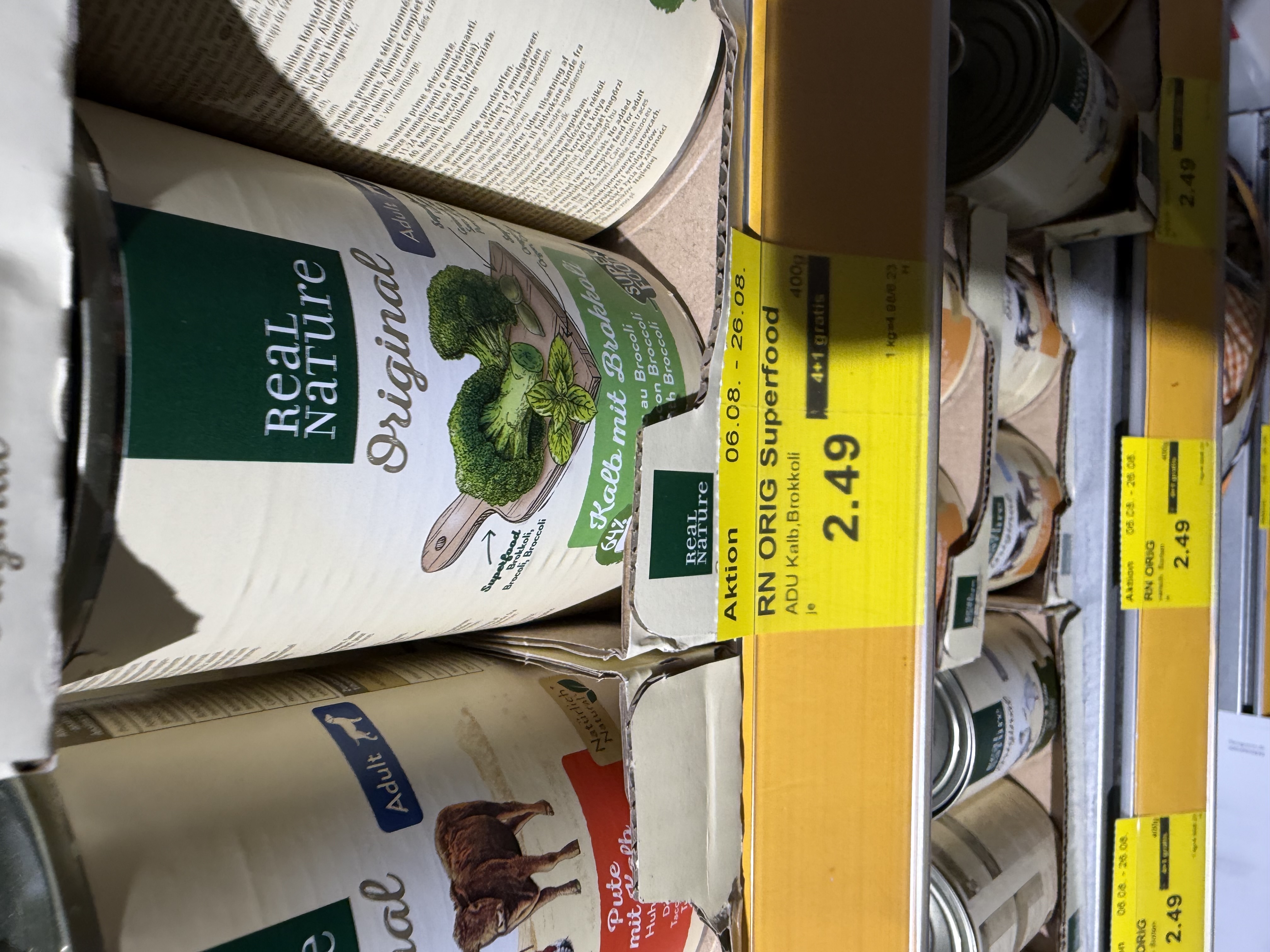 REAL NATURE Original Kalb mit Brokkoli – Ansicht 2