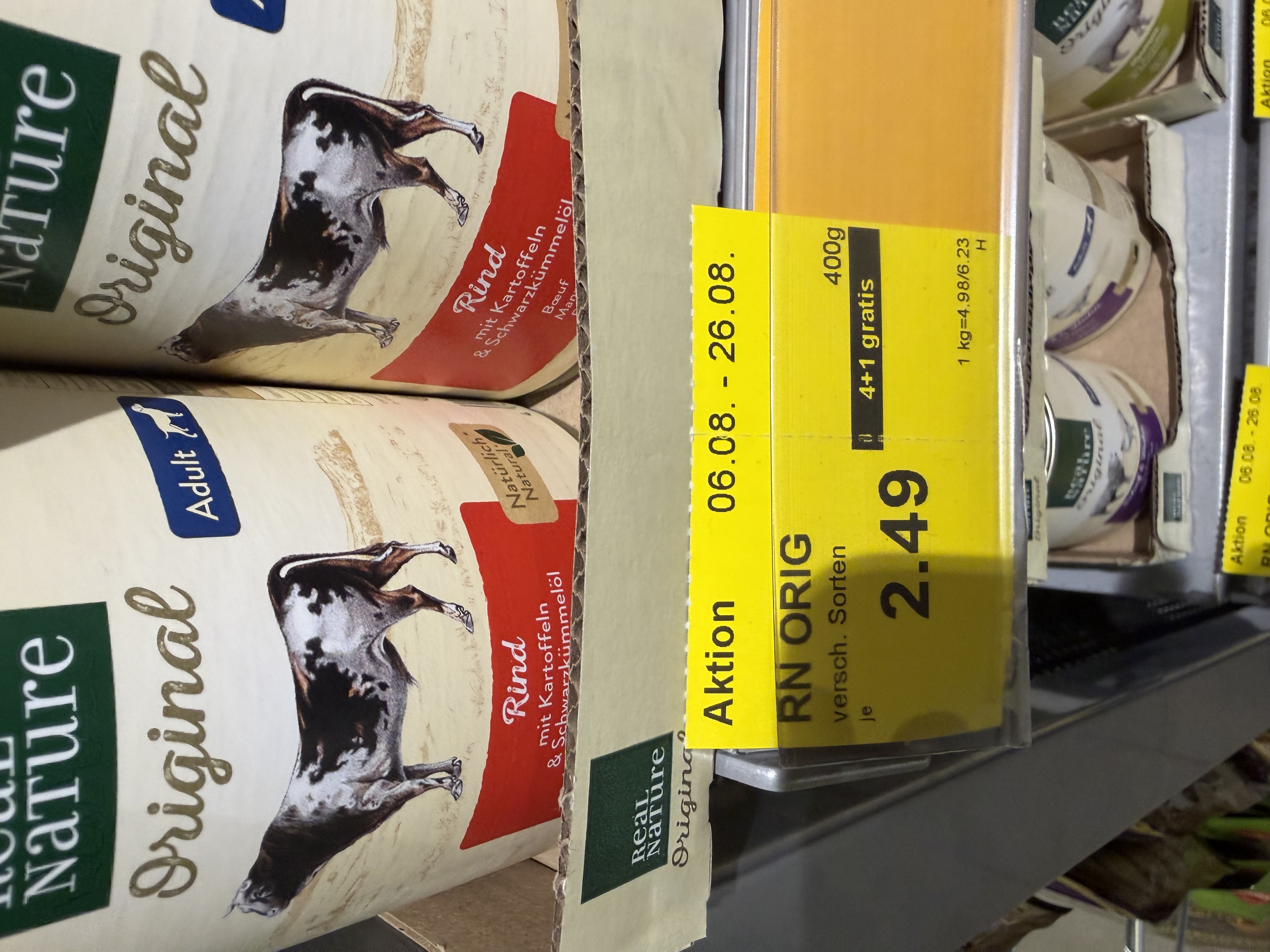 Real Nature Original Rind mit Kartoffeln & Schwarzkümmelöl – Ansicht 2