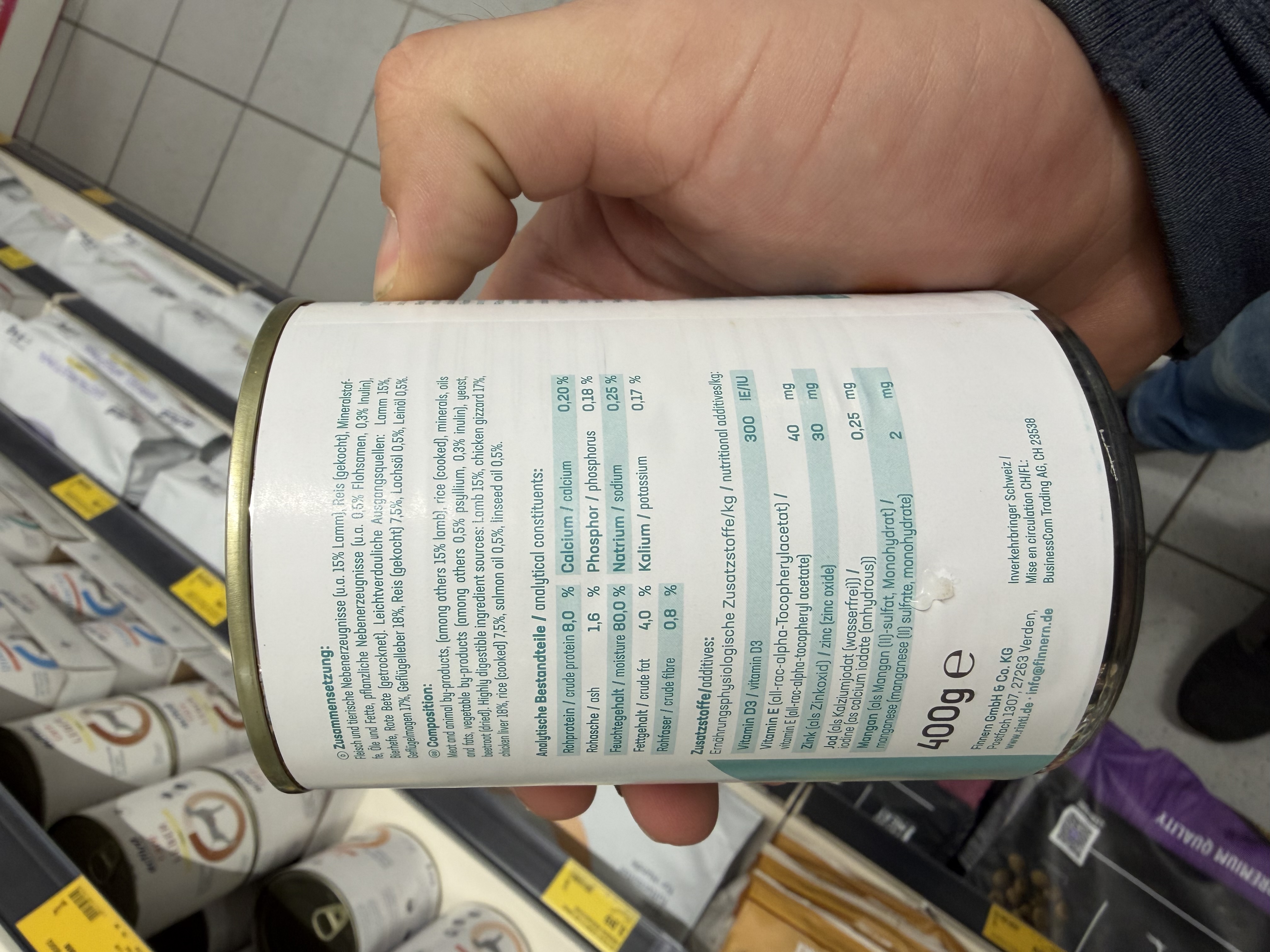 RINTI Canine Intestinal Magen-Darm Schonkost mit Lamm – Ansicht 4