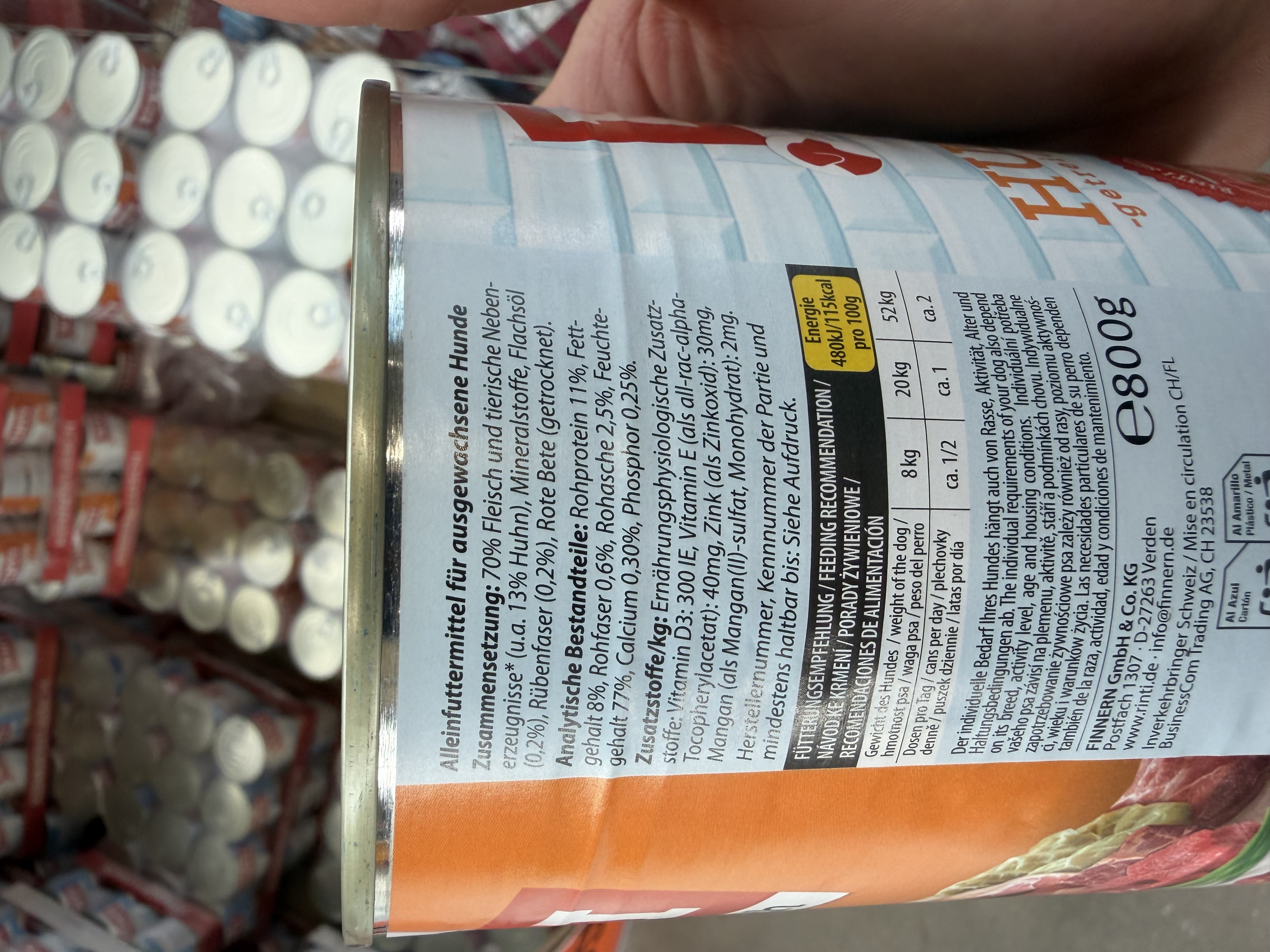RINTI Kennerfleisch mit Huhn (getreidefrei) – Ansicht 5
