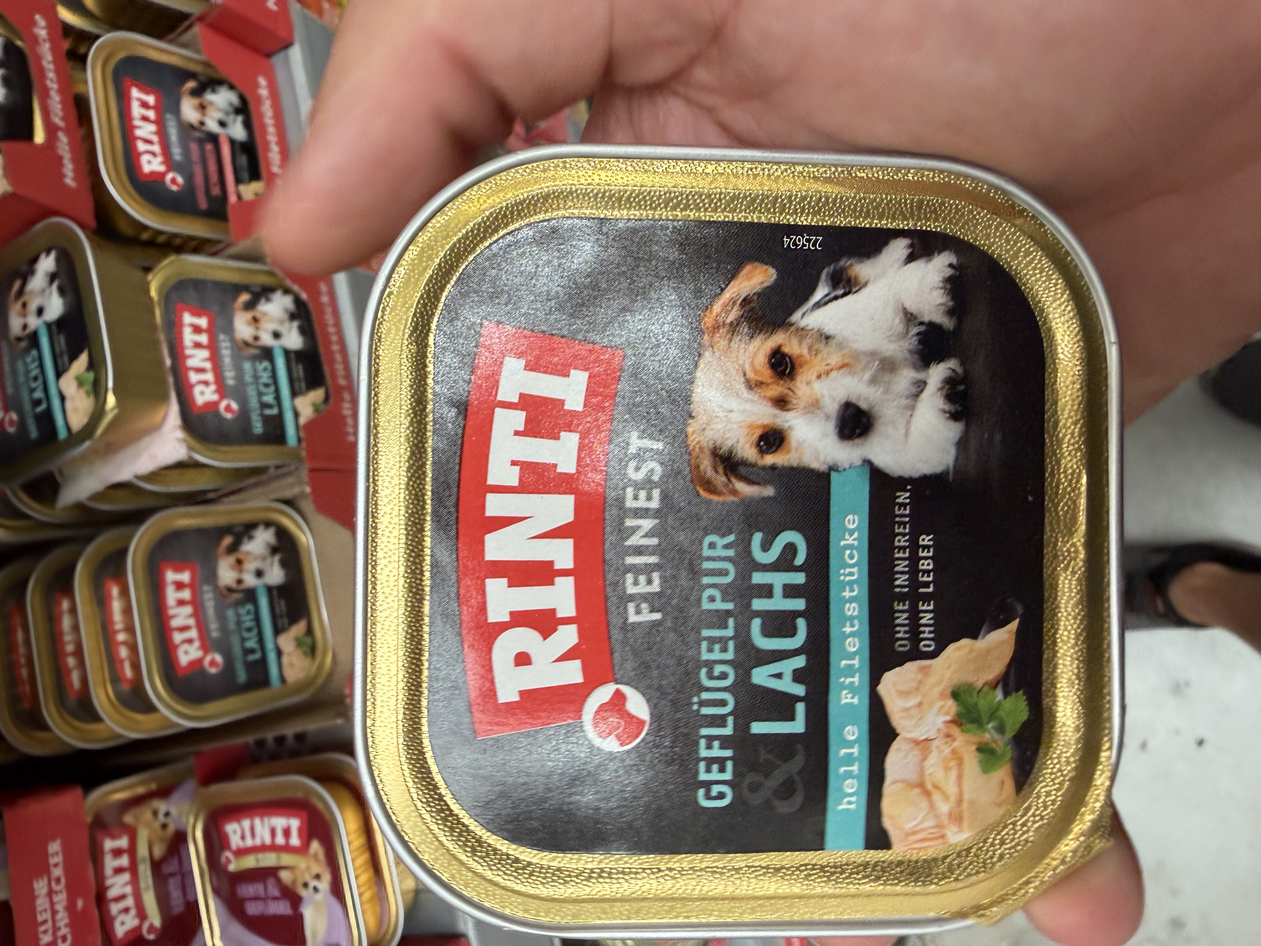 Rinti Rinti Feinest Geflügel Pur & Lachs - Helle Filetstücke