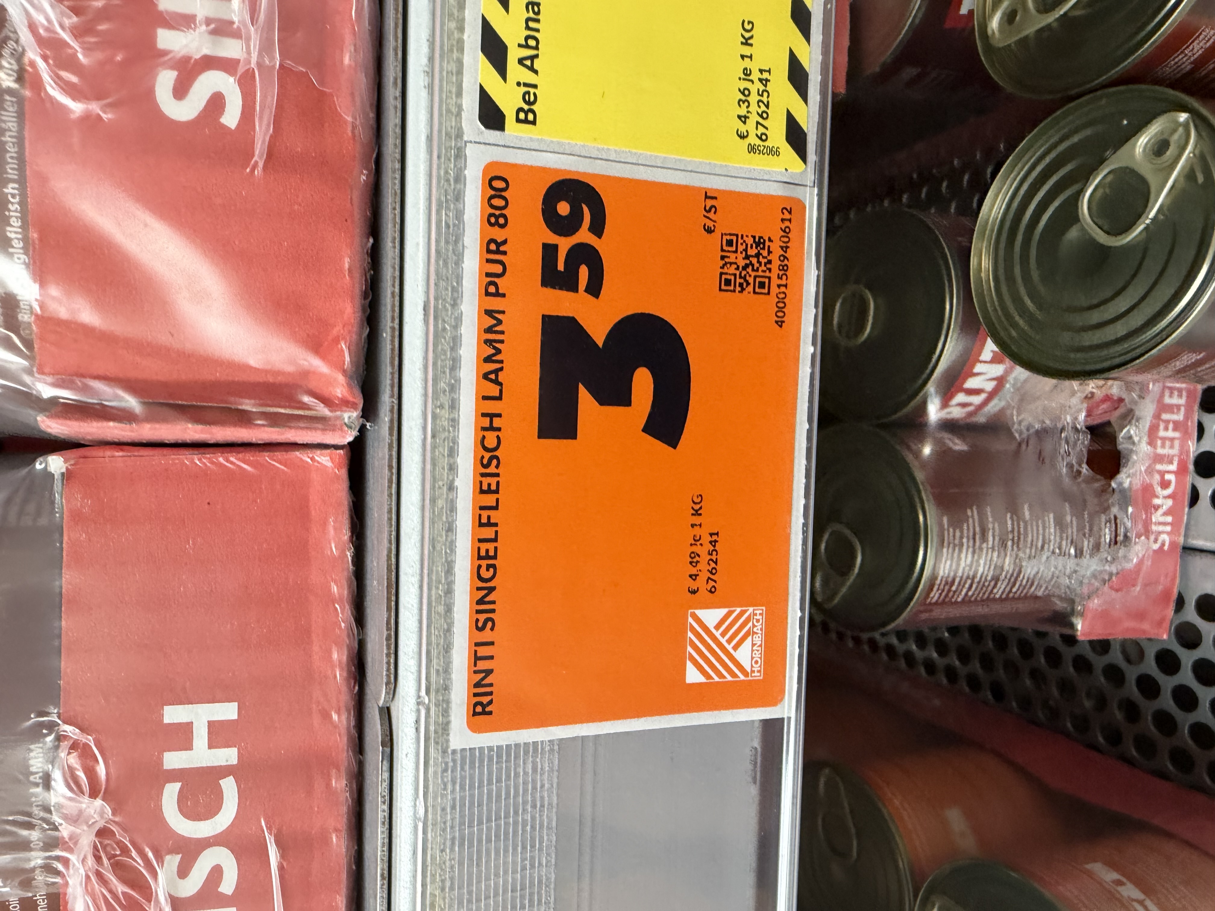 Rinti Singlefleisch Lamm Pur – Ansicht 2