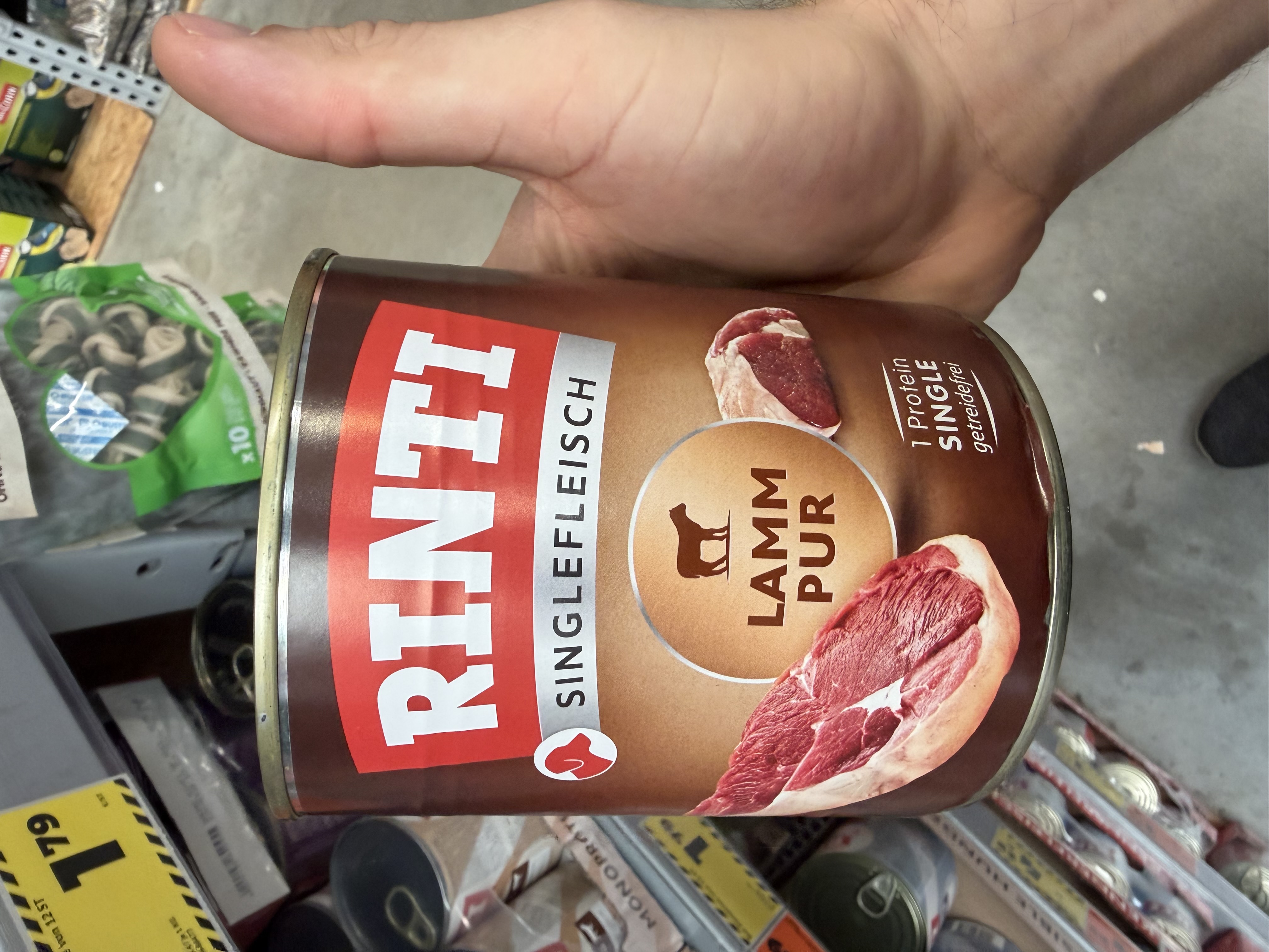 Rinti Singlefleisch Lamm Pur