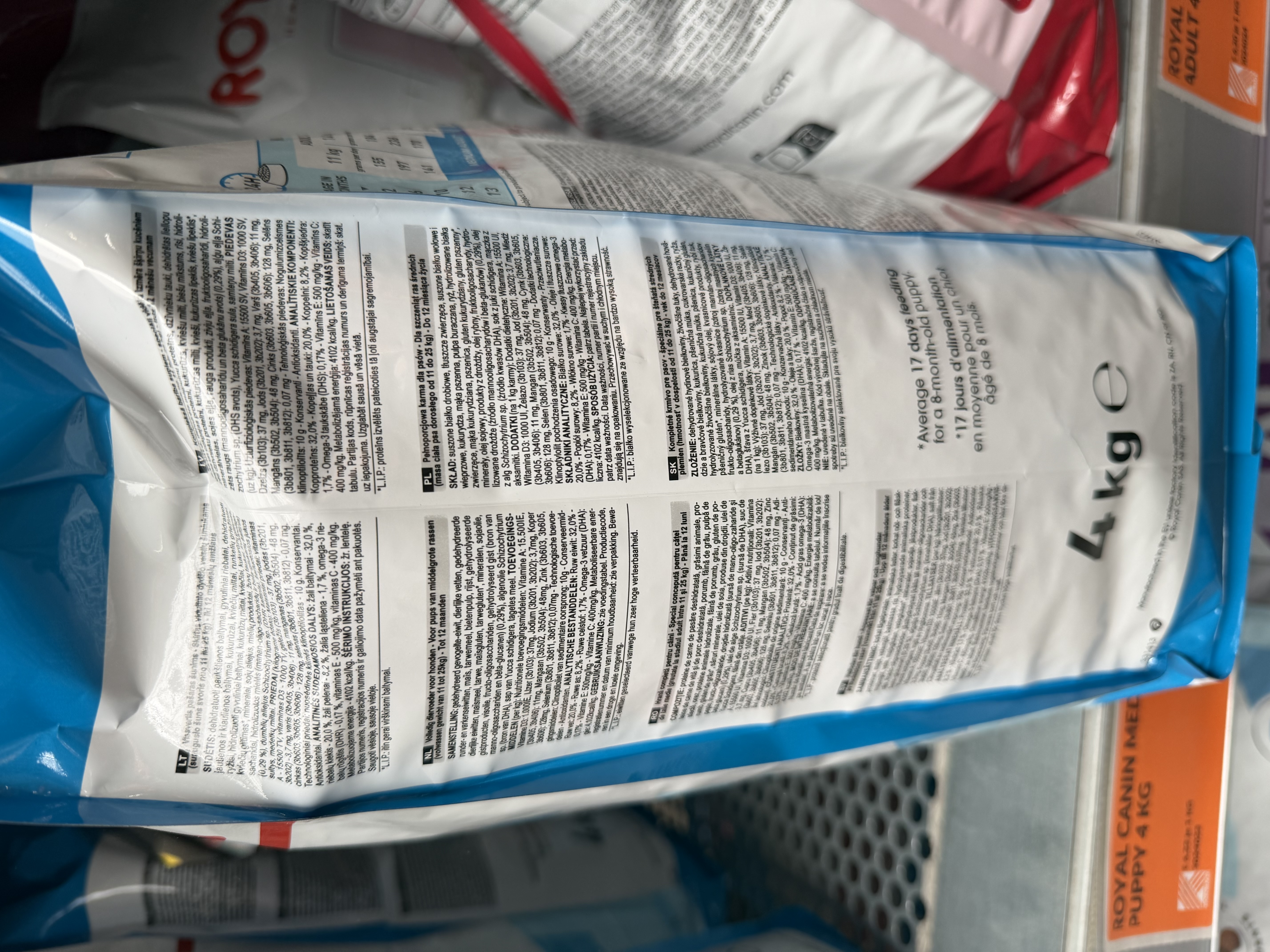Royal Canin Puppy Medium (2-12 Monate, Adult Weight 11-25kg) – Ansicht 3