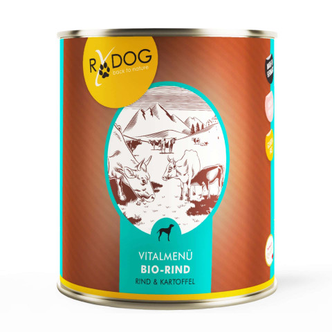 RyDog Vitalmenü Bio-Rind