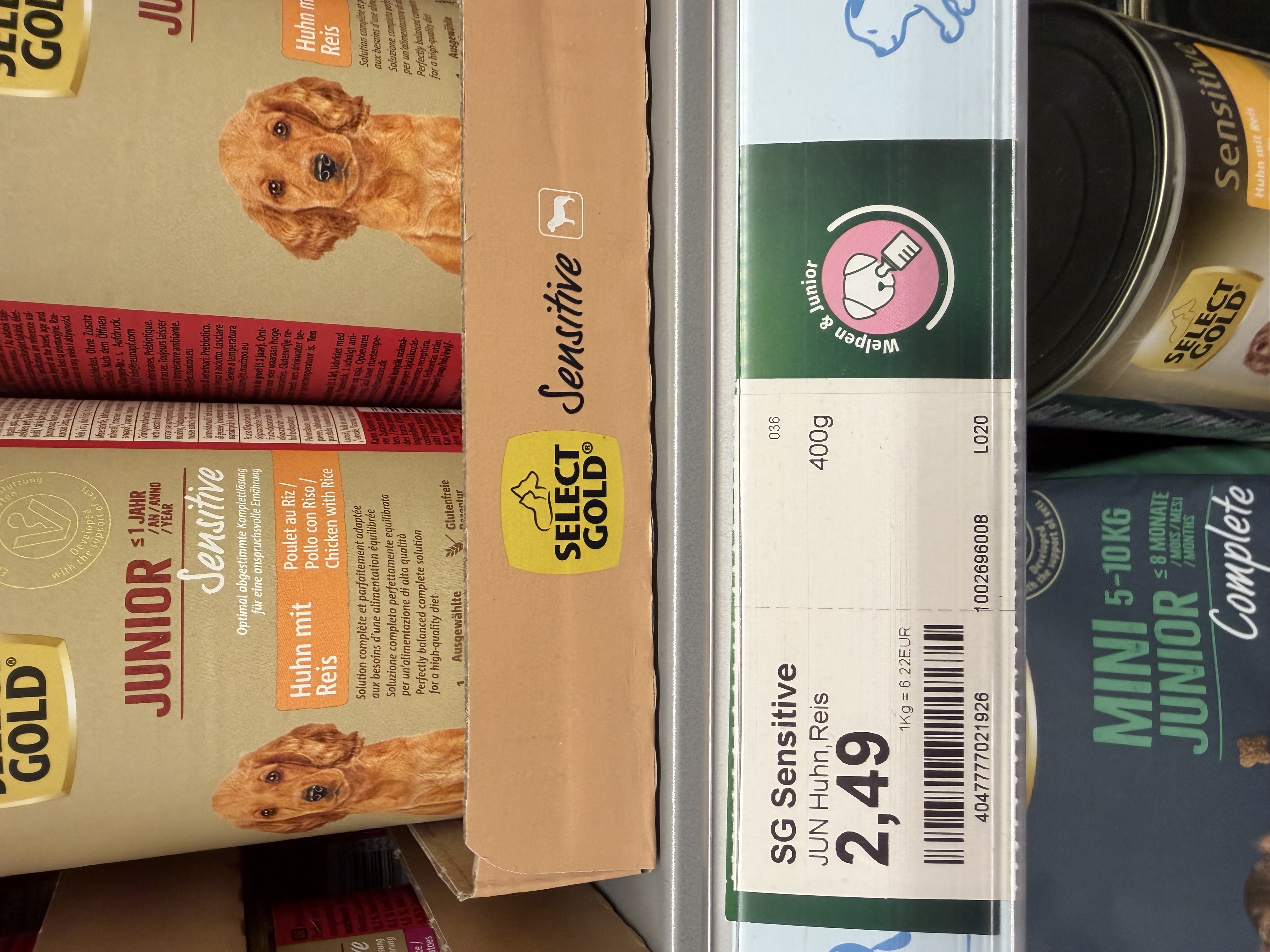 Select Gold Junior Sensitive Huhn mit Reis – Ansicht 2