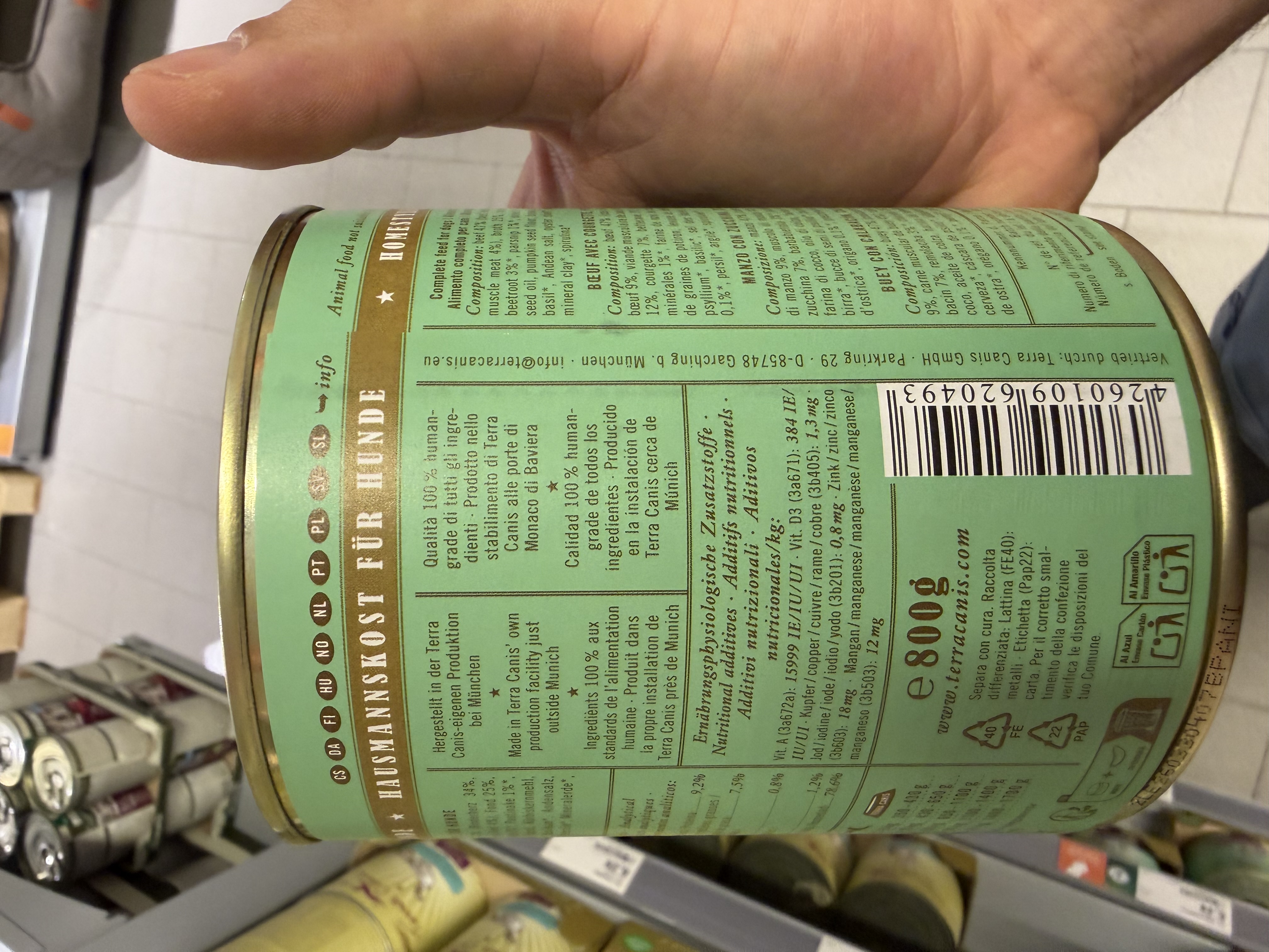 Terra Canis Grain-Free Rind mit Zucchini, Kürbis & Oregano – Ansicht 4