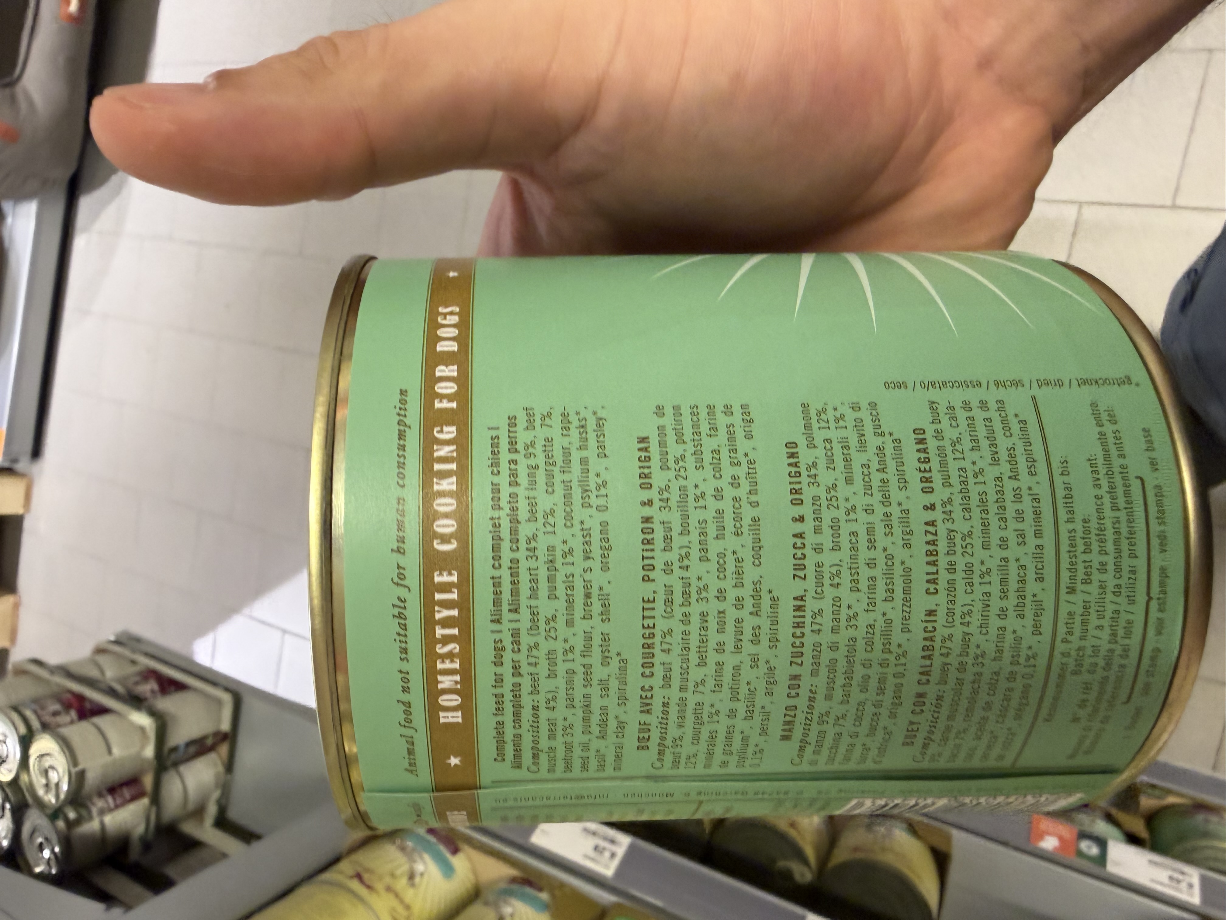 Terra Canis Grain-Free Rind mit Zucchini, Kürbis & Oregano – Ansicht 5