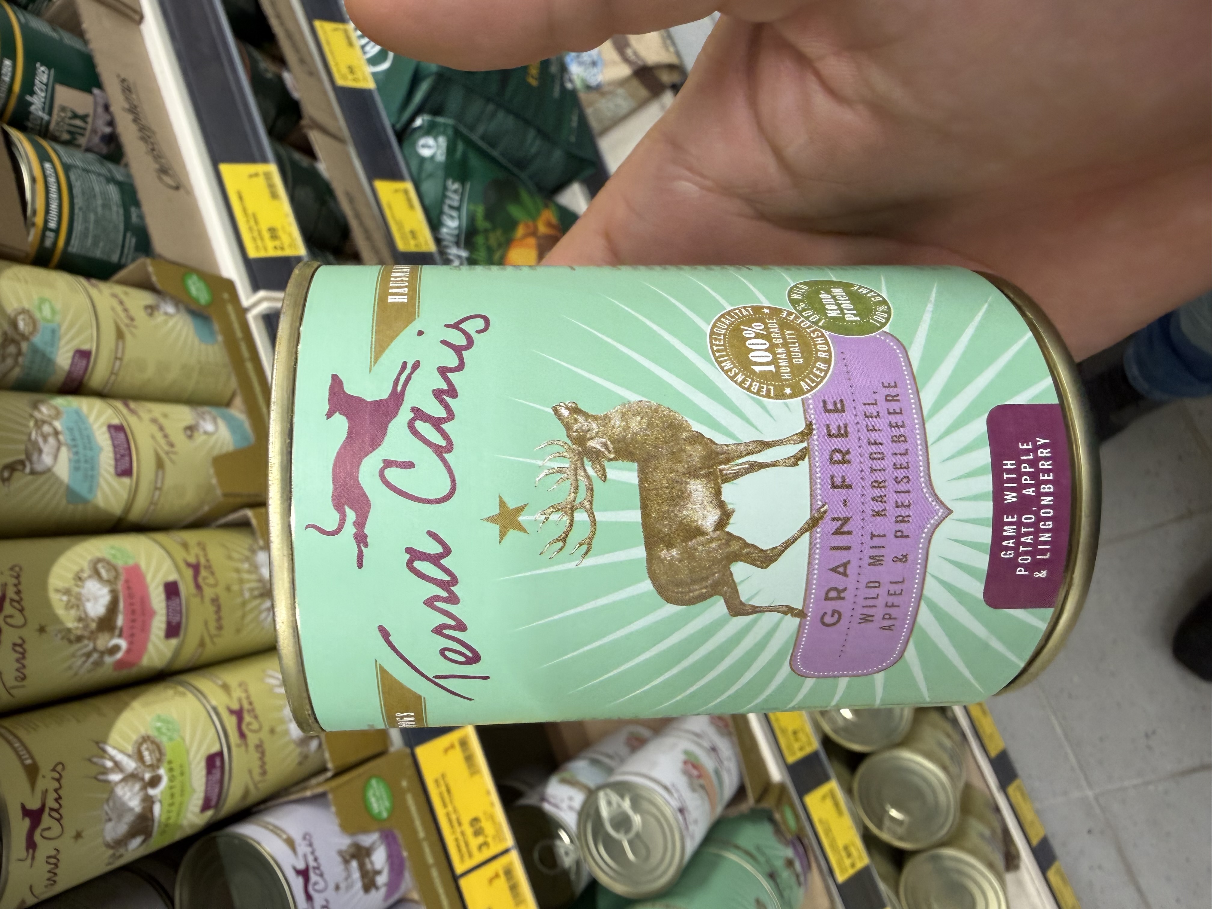 Terra Canis Grain-Free Wild mit Kartoffel, Apfel & Preiselbeere