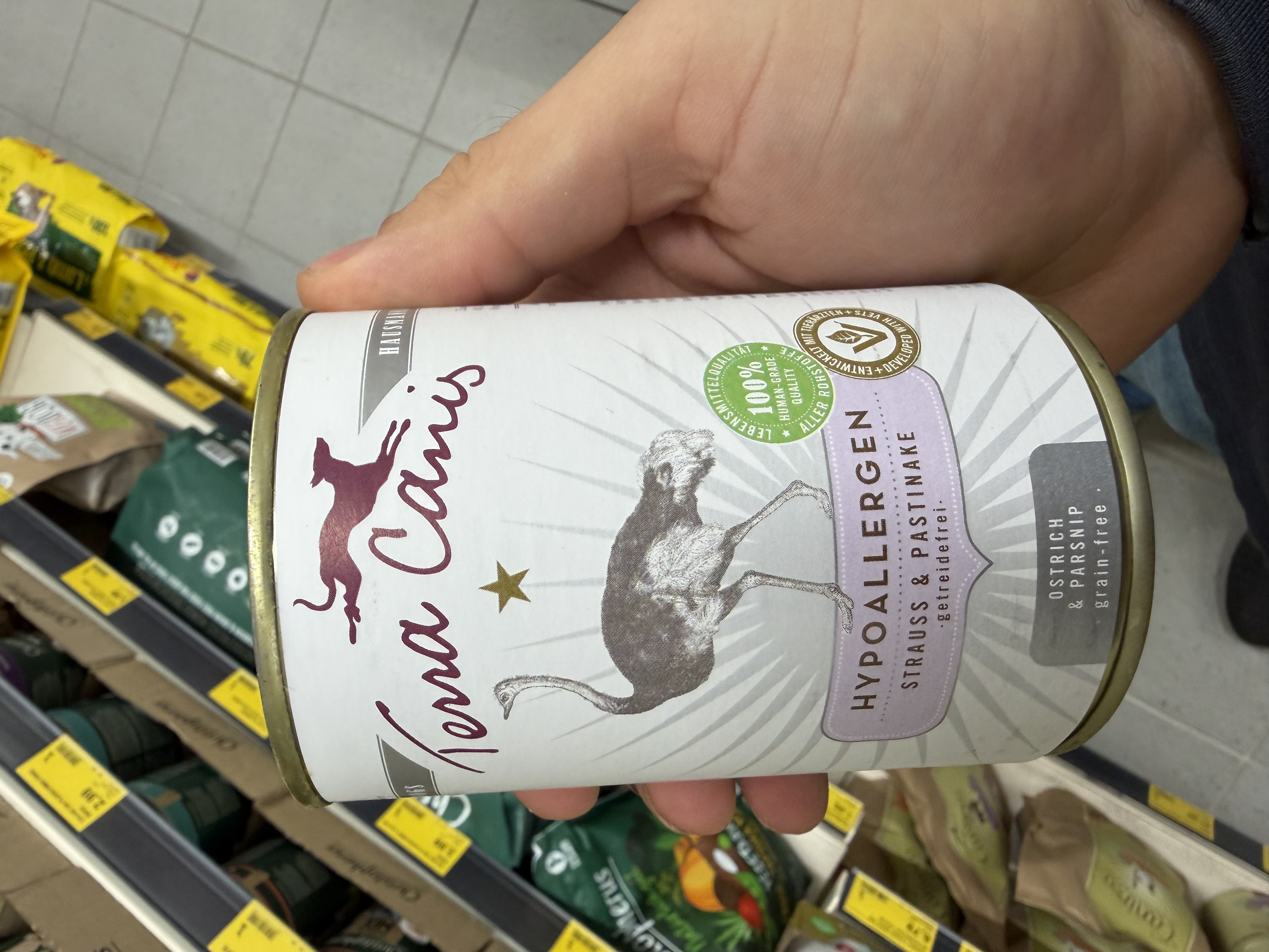Terra Canis Hypoallergen Strauß & Pastinake