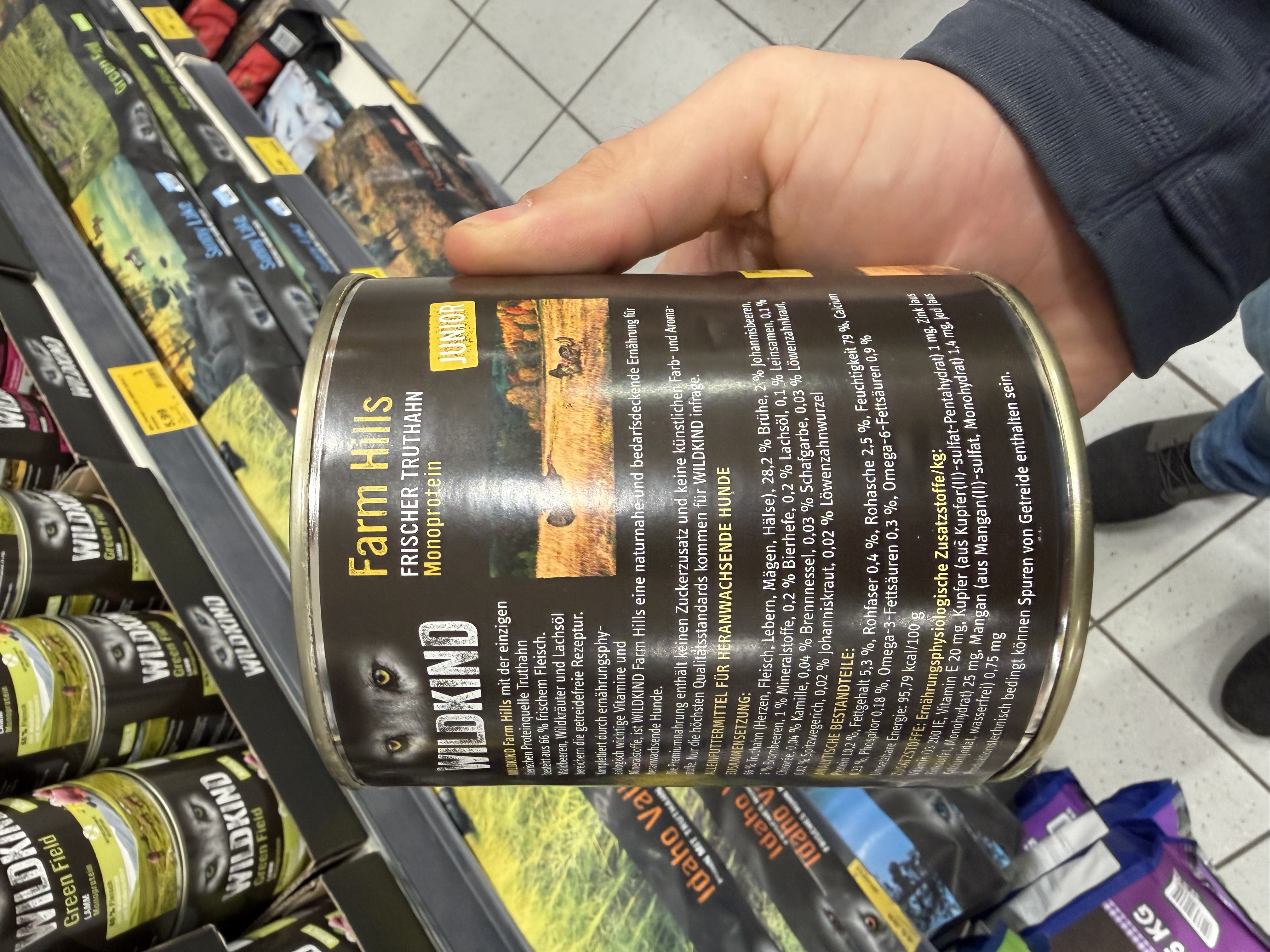 Wildkind Farm Hills Frischer Truthahn Monoprotein Junior – Ansicht 3