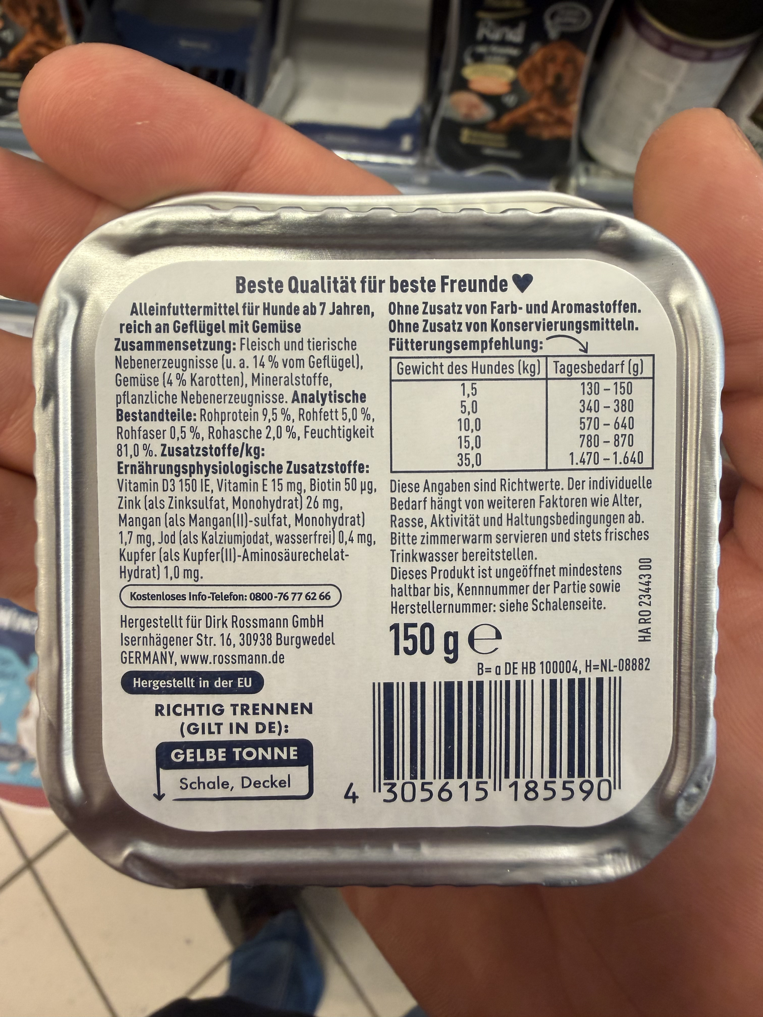 Winston Senior Pastete reich an Geflügel mit Gemüse – Ansicht 3