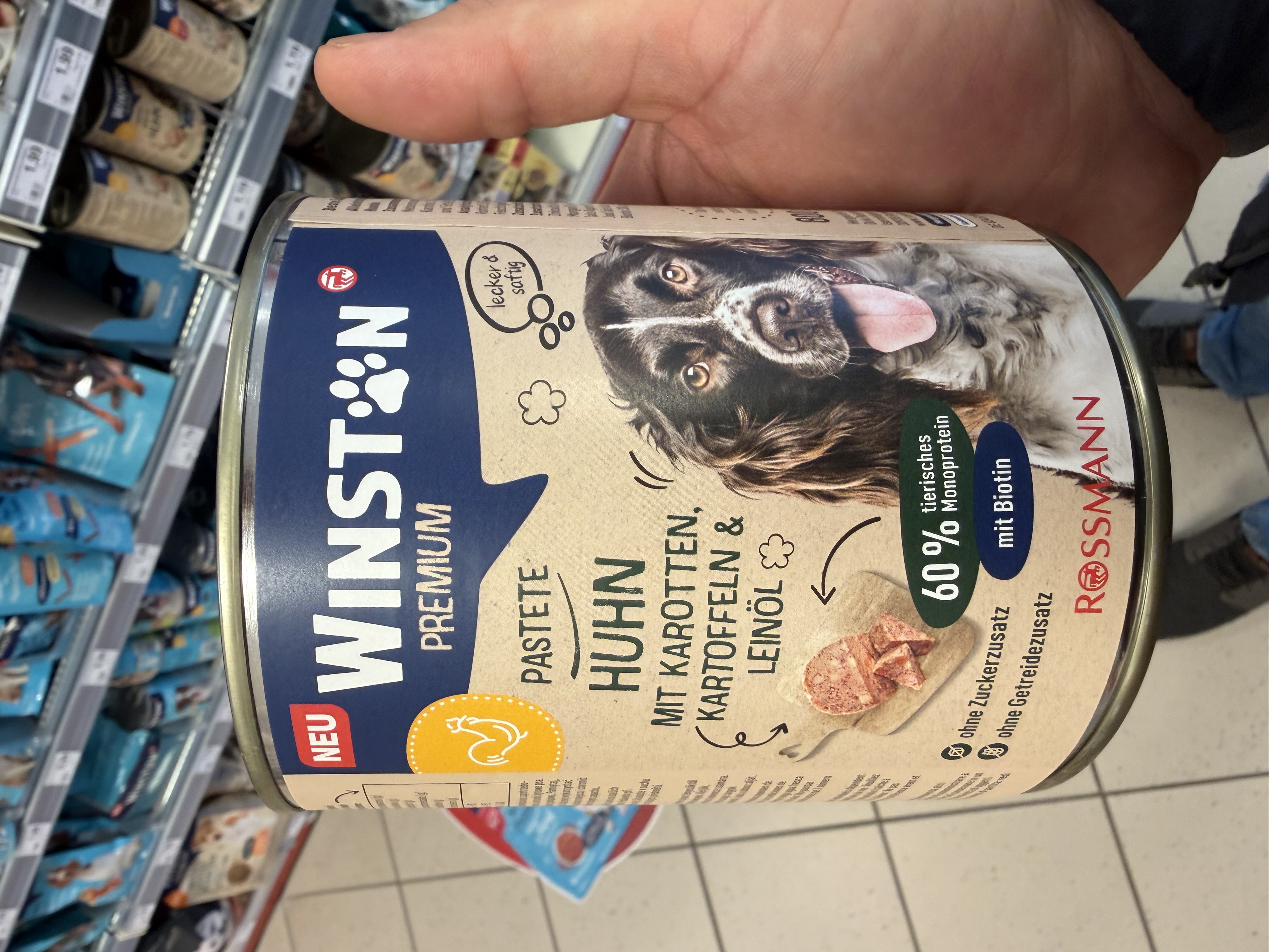 Winston Premium Pastete Huhn mit Karotten, Kartoffeln & Leinöl