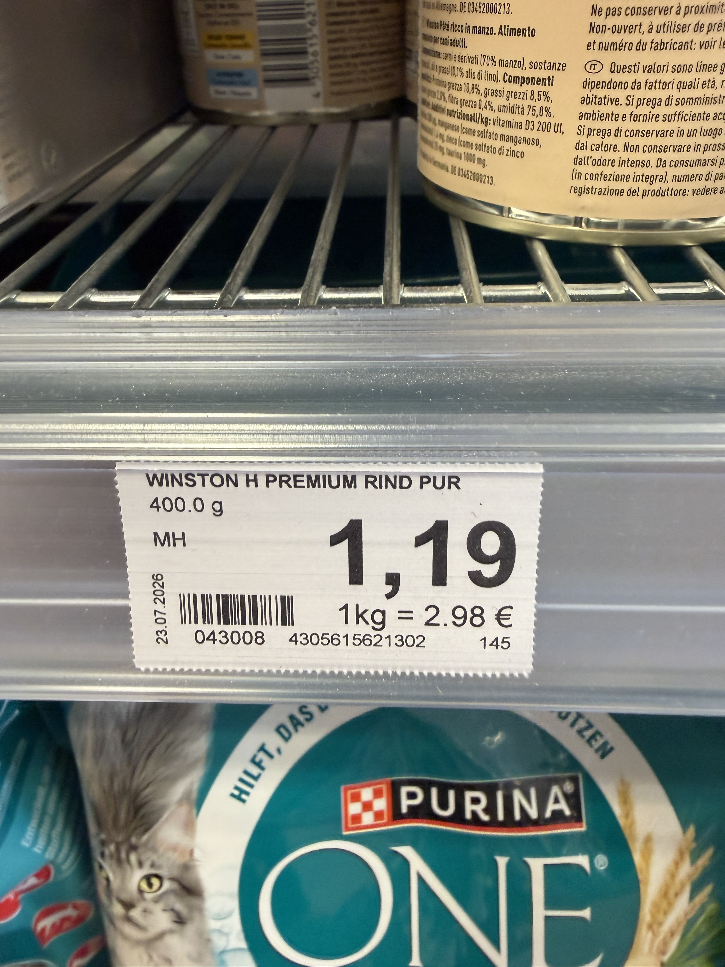 Winston Premium Pastete reich an Rind – Ansicht 2