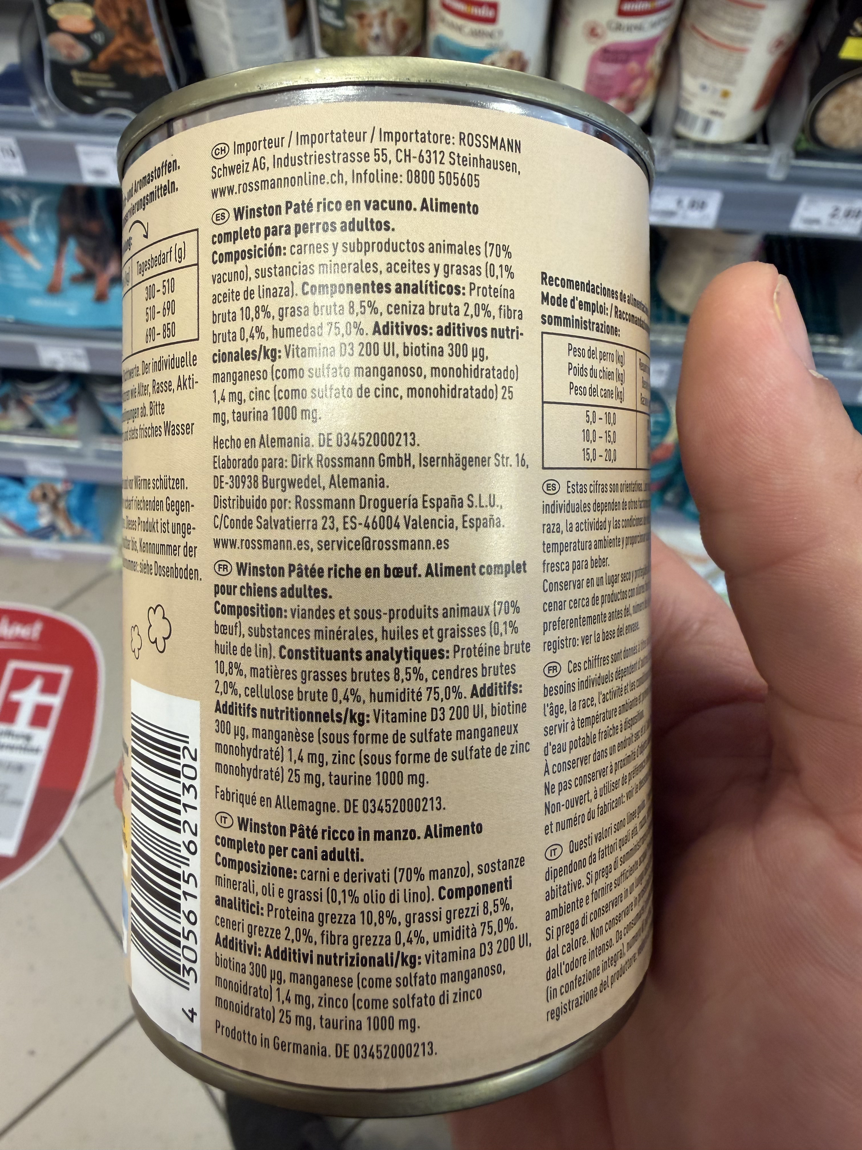 Winston Premium Pastete reich an Rind – Ansicht 5