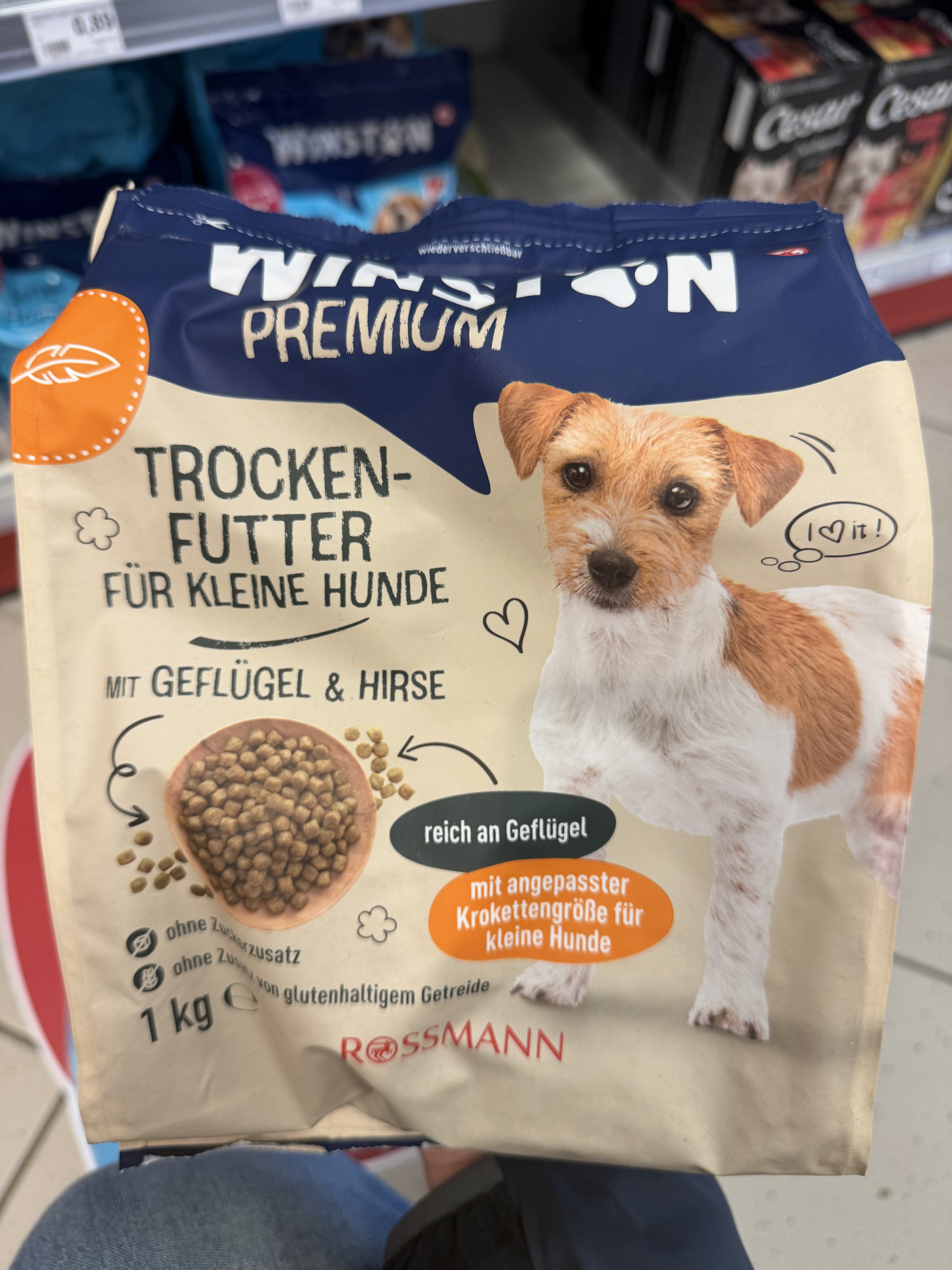 Winston Winston Premium Trockenfutter für kleine Hunde mit Geflügel & Hirse